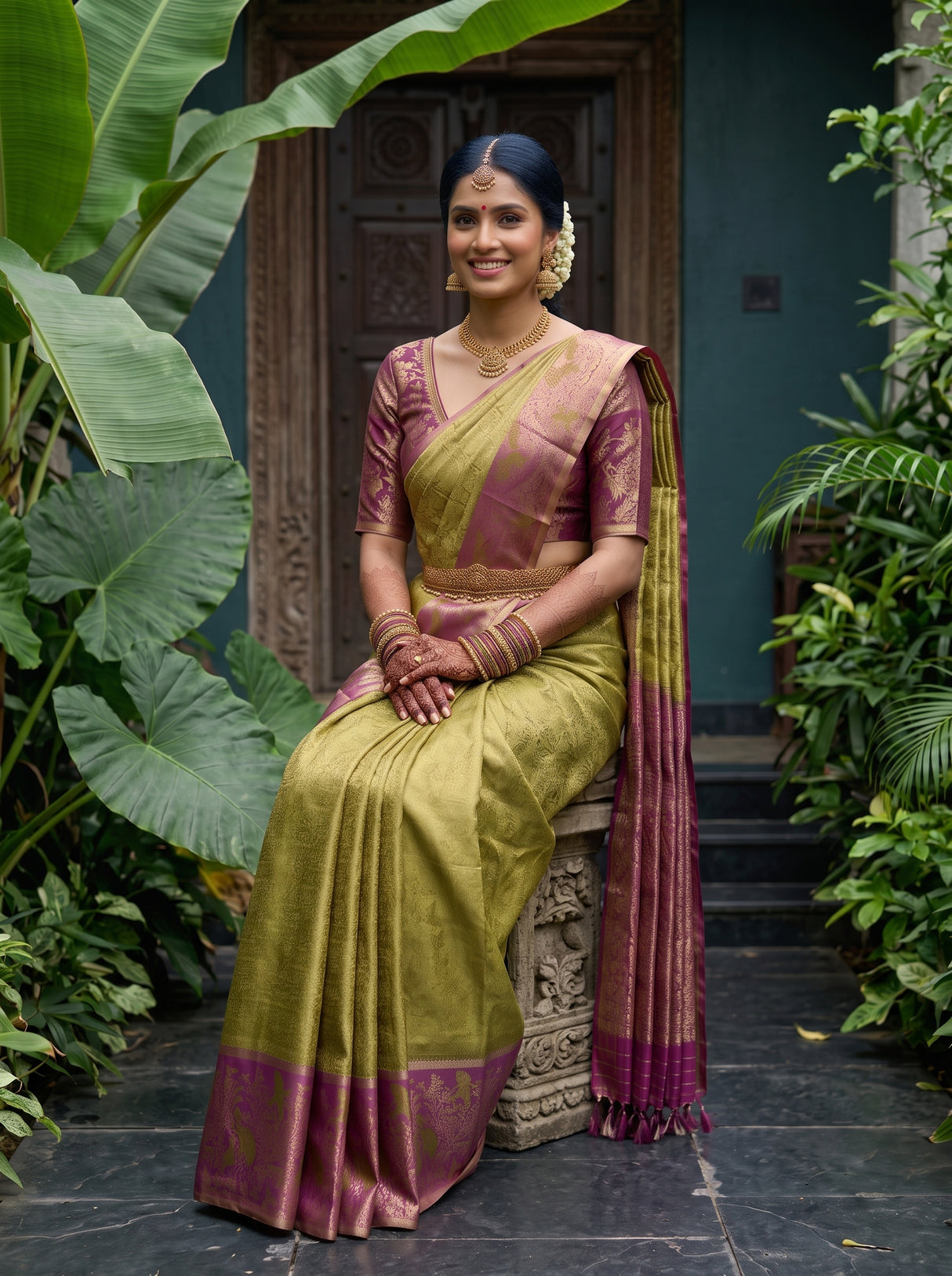MIMOSA Saree Saree — pose 8 styling detail