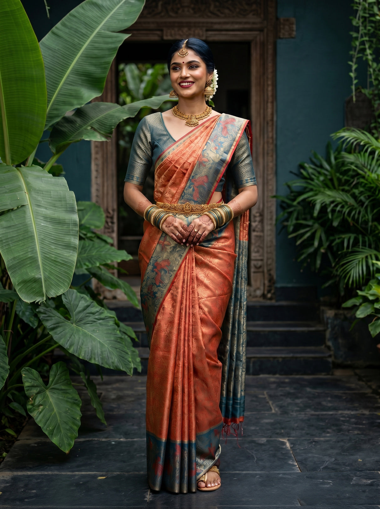MIMOSA Saree Saree — pose 4 styling detail