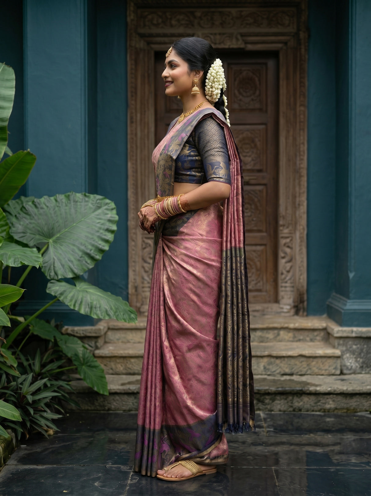 MIMOSA Saree Saree — pose 3 styling detail