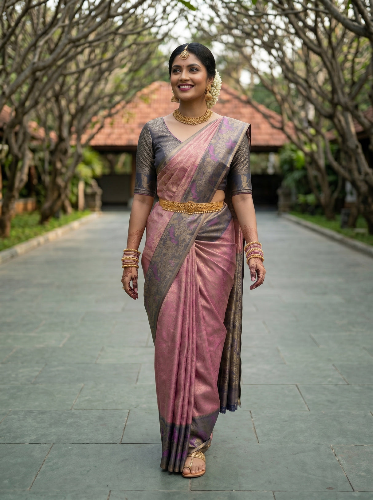 MIMOSA Saree Saree — pose 6 styling detail