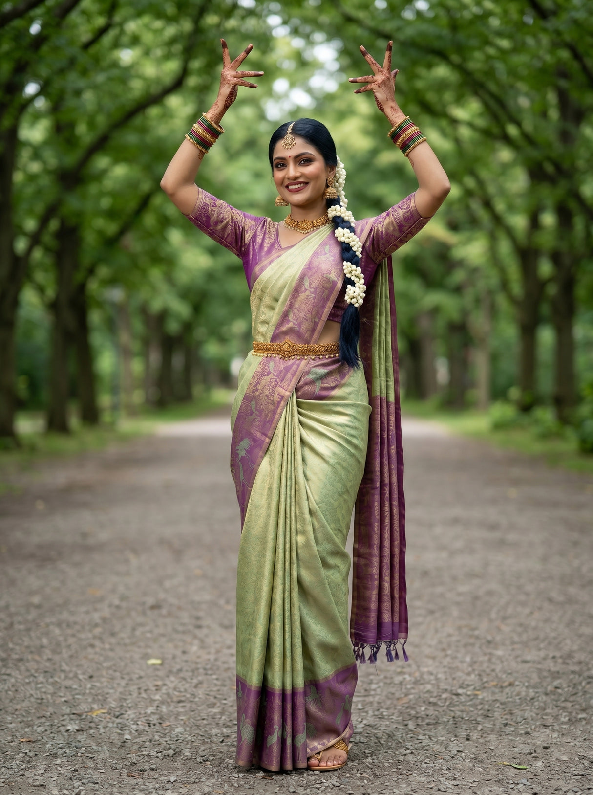 MIMOSA Saree Saree — pose 5 styling detail