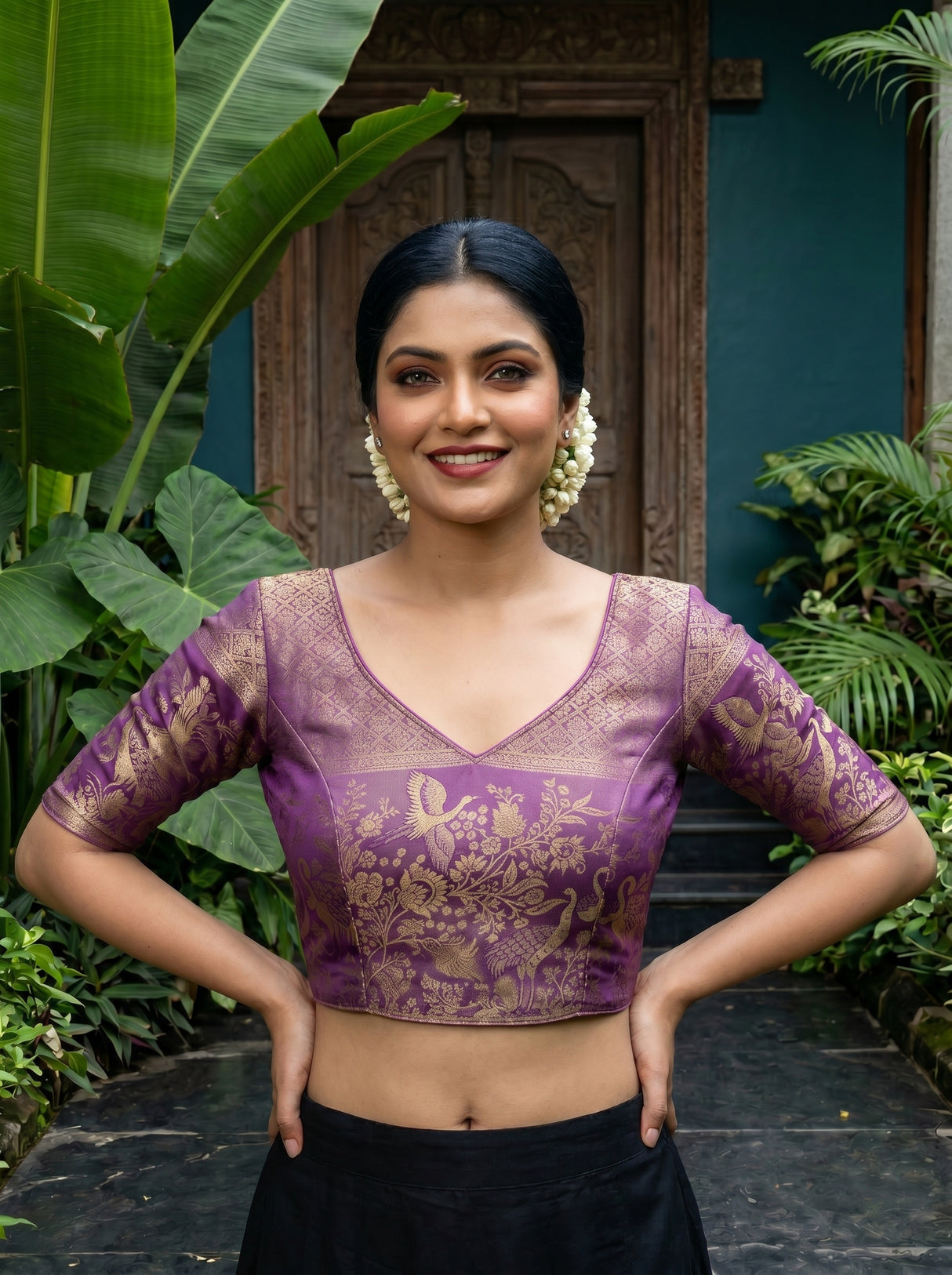 MIMOSA Saree Saree — blouse close-up