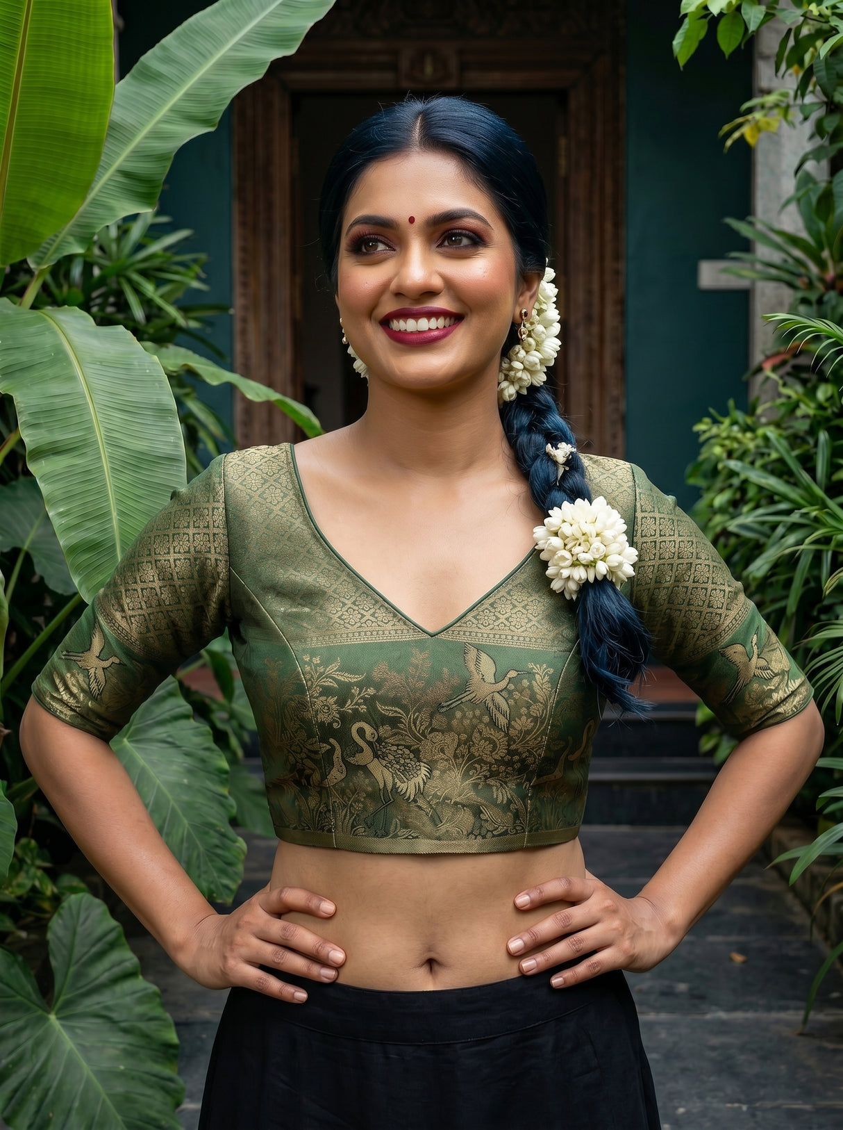 MIMOSA Saree Saree — blouse close-up
