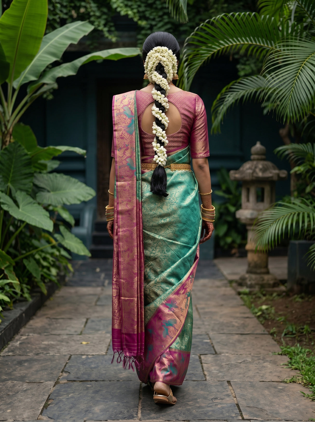 MIMOSA Saree Saree — pose 2 styling detail