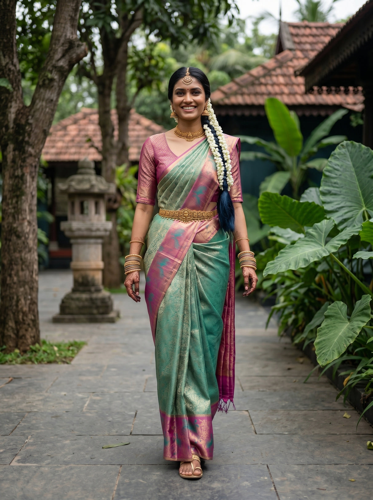 MIMOSA Saree Saree — pose 6 styling detail