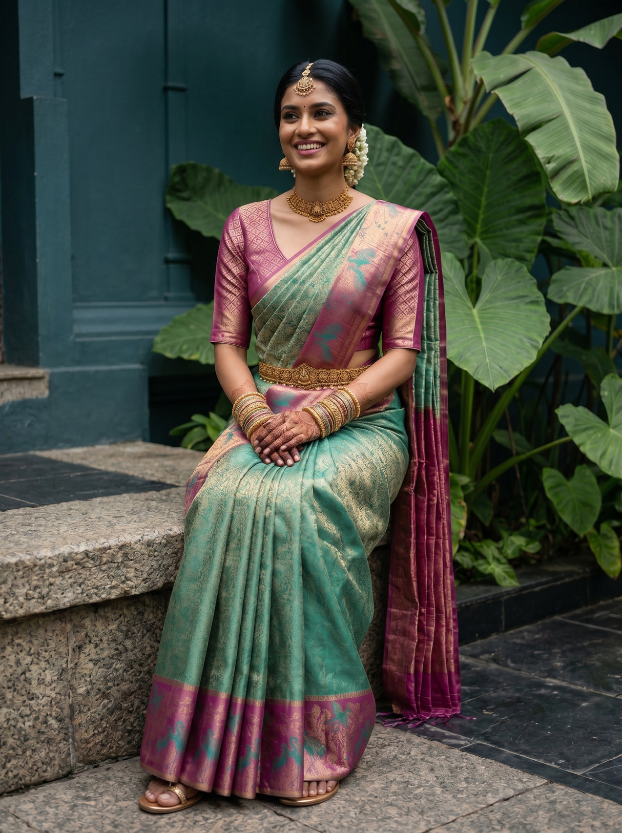 MIMOSA Saree Saree — pose 8 styling detail