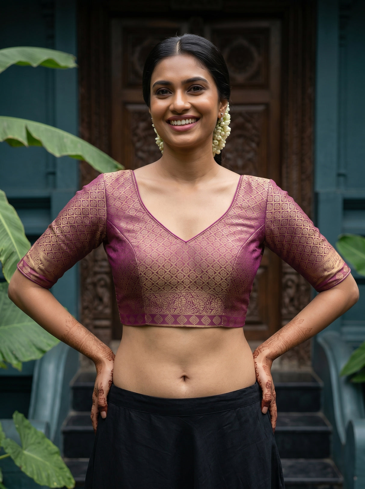 MIMOSA Saree Saree — blouse close-up