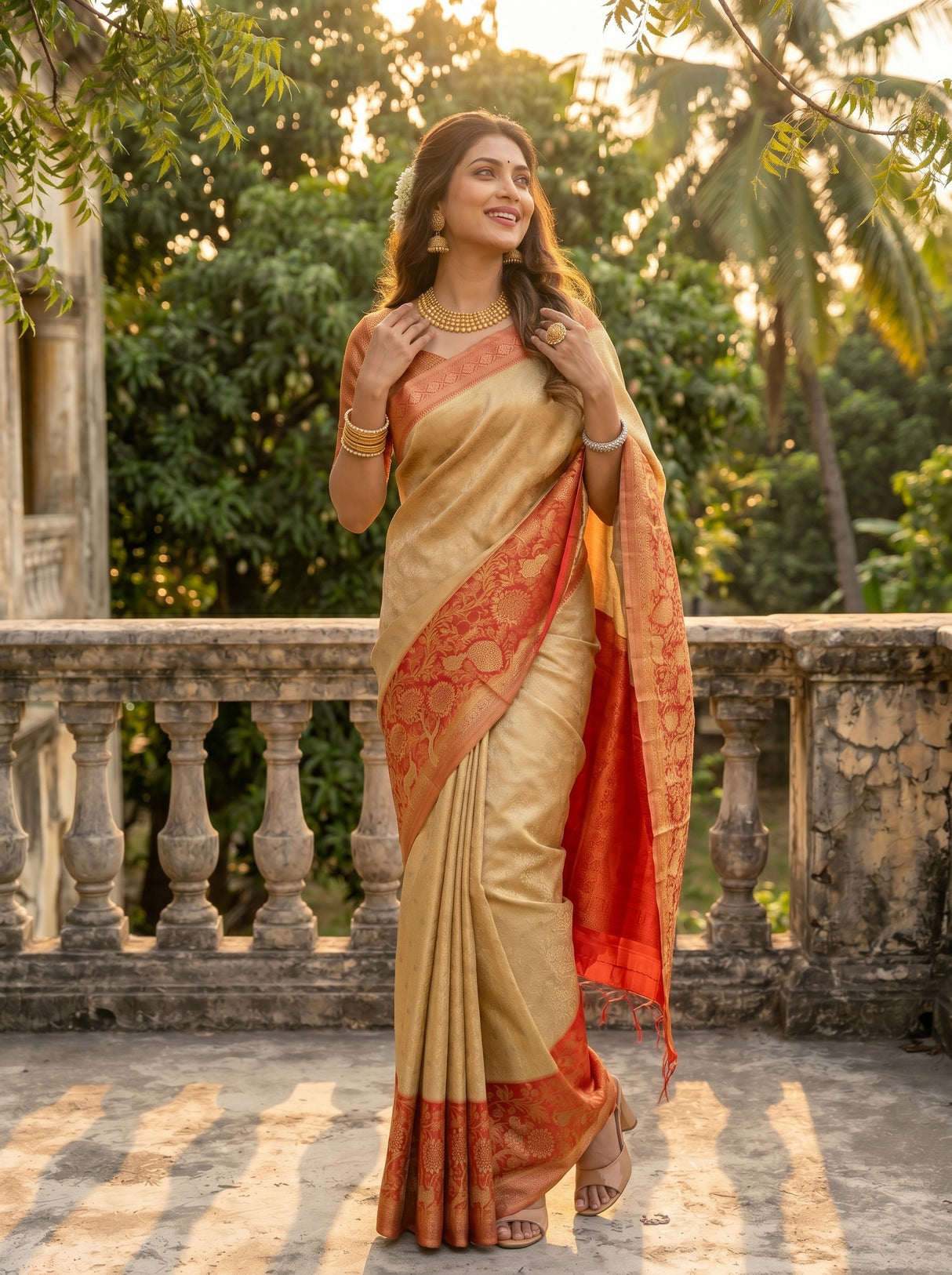 MIMOSA Saree Saree — pose 5 styling detail