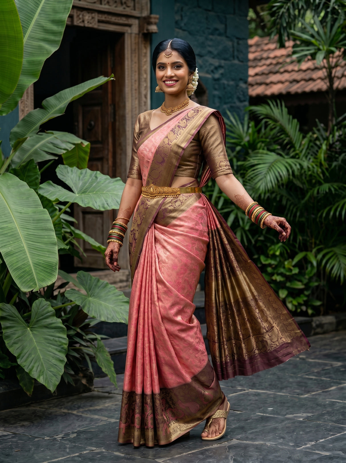 MIMOSA Saree Saree — pose 9 styling detail