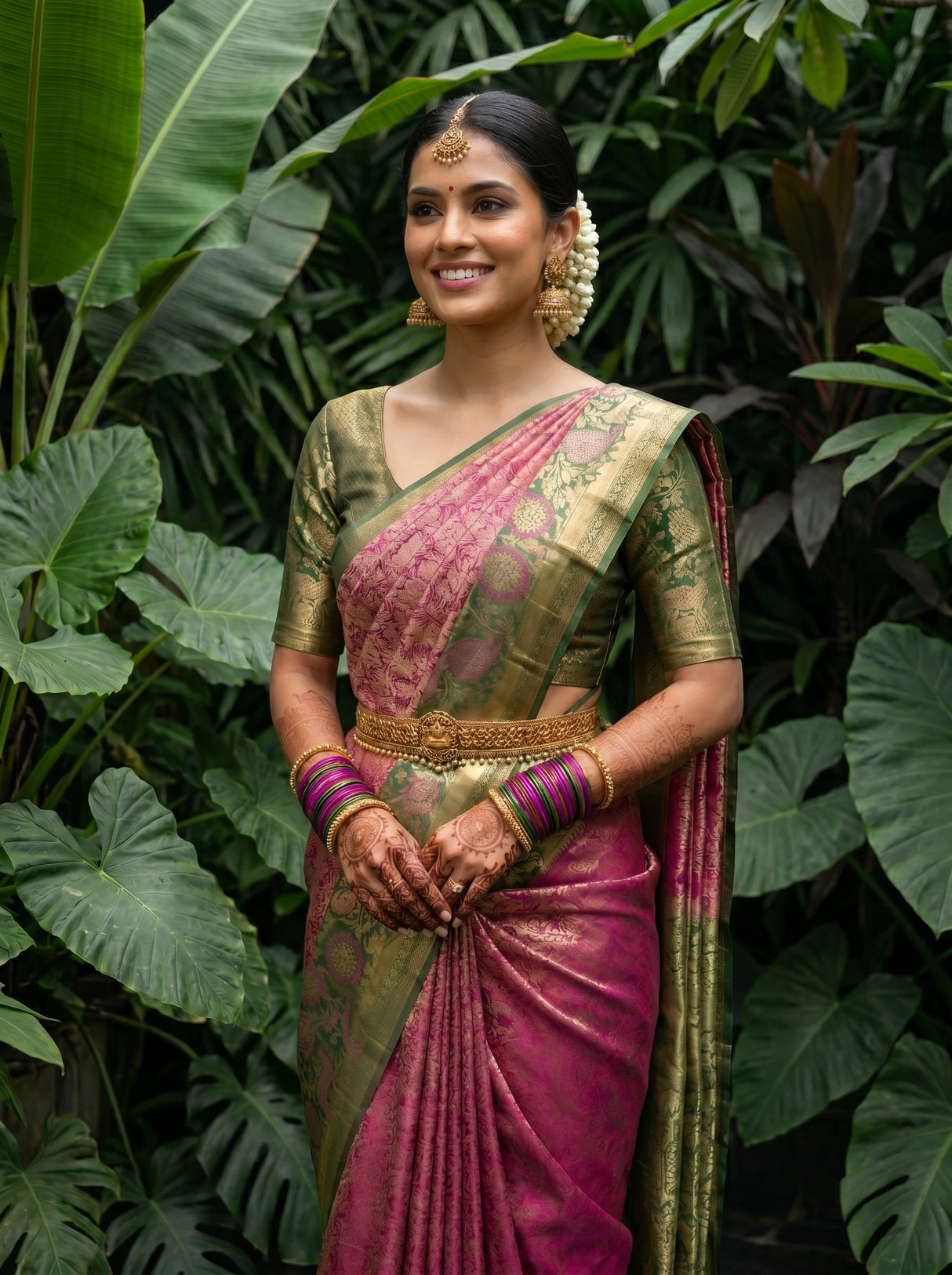 MIMOSA Saree Saree — pose 10 styling detail