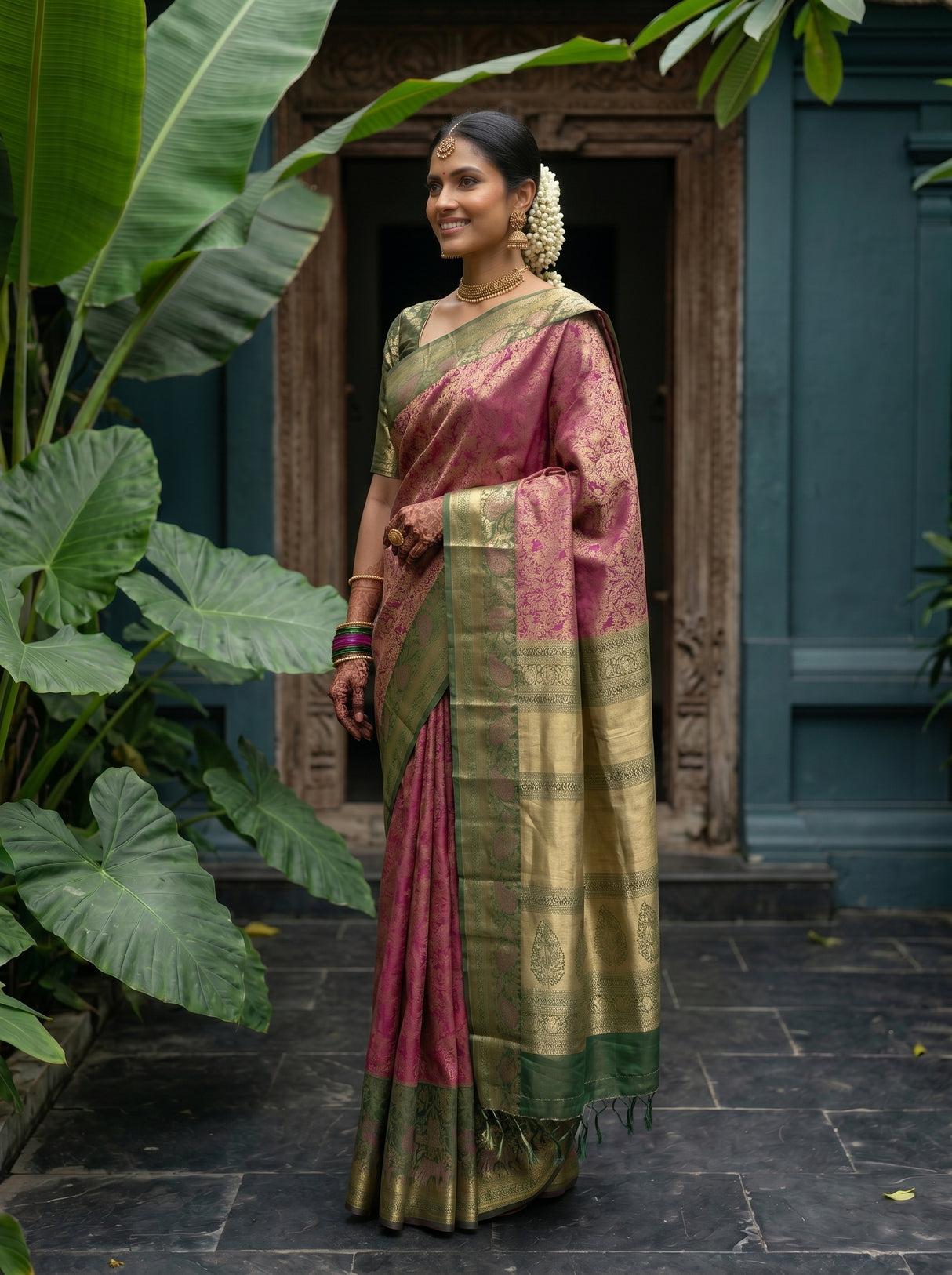 MIMOSA Saree Saree — pose 7 styling detail