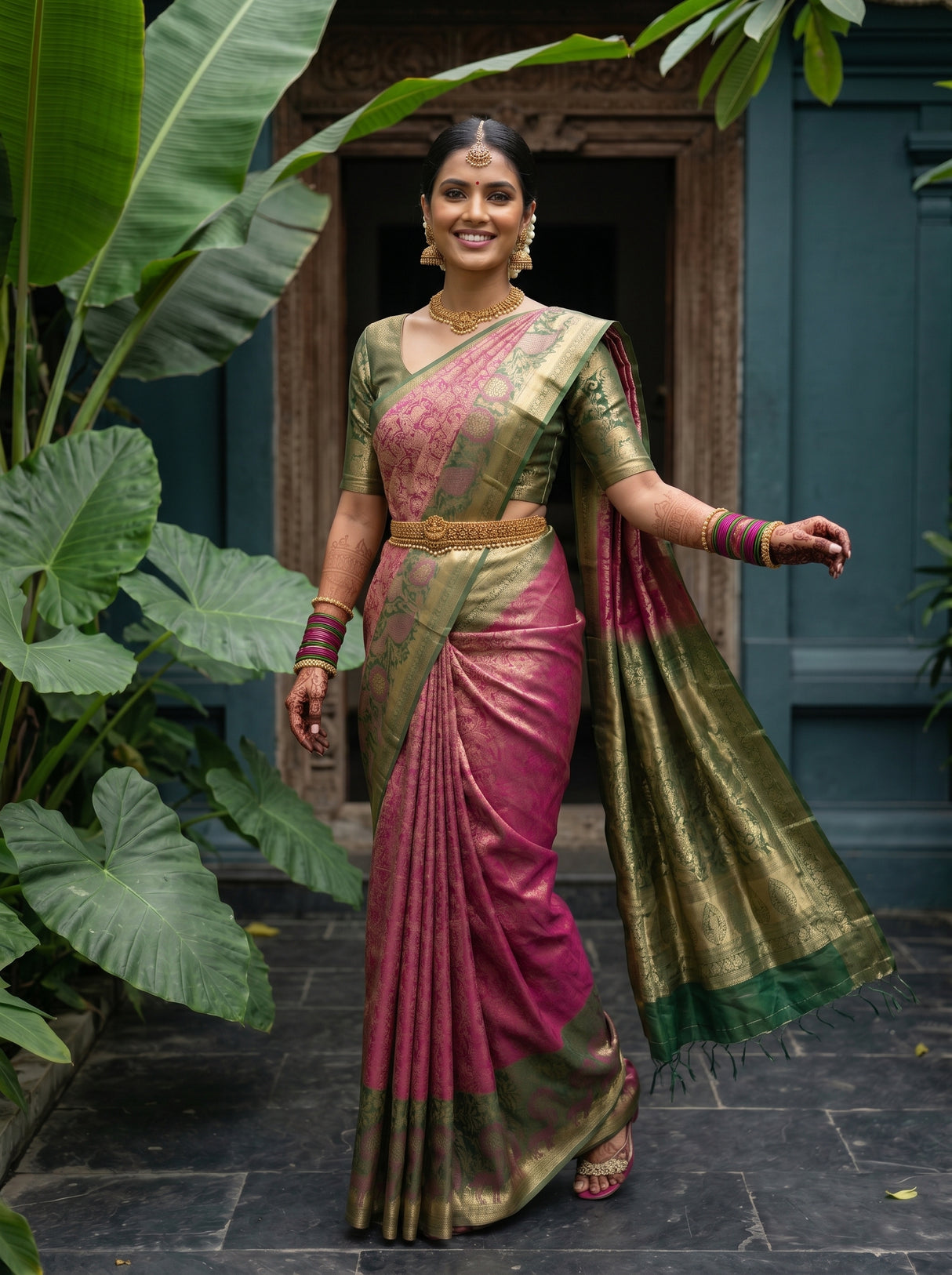 MIMOSA Saree Saree — pose 9 styling detail