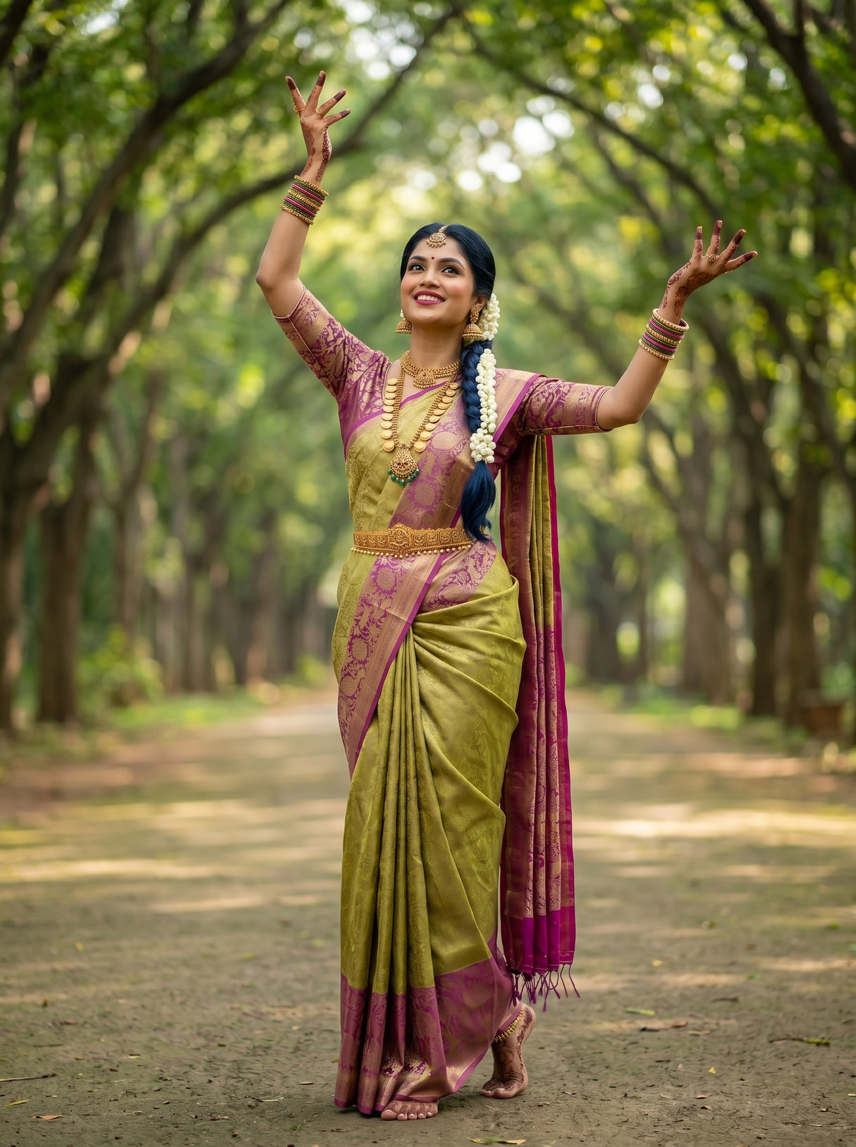 MIMOSA Saree Saree — pose 5 styling detail
