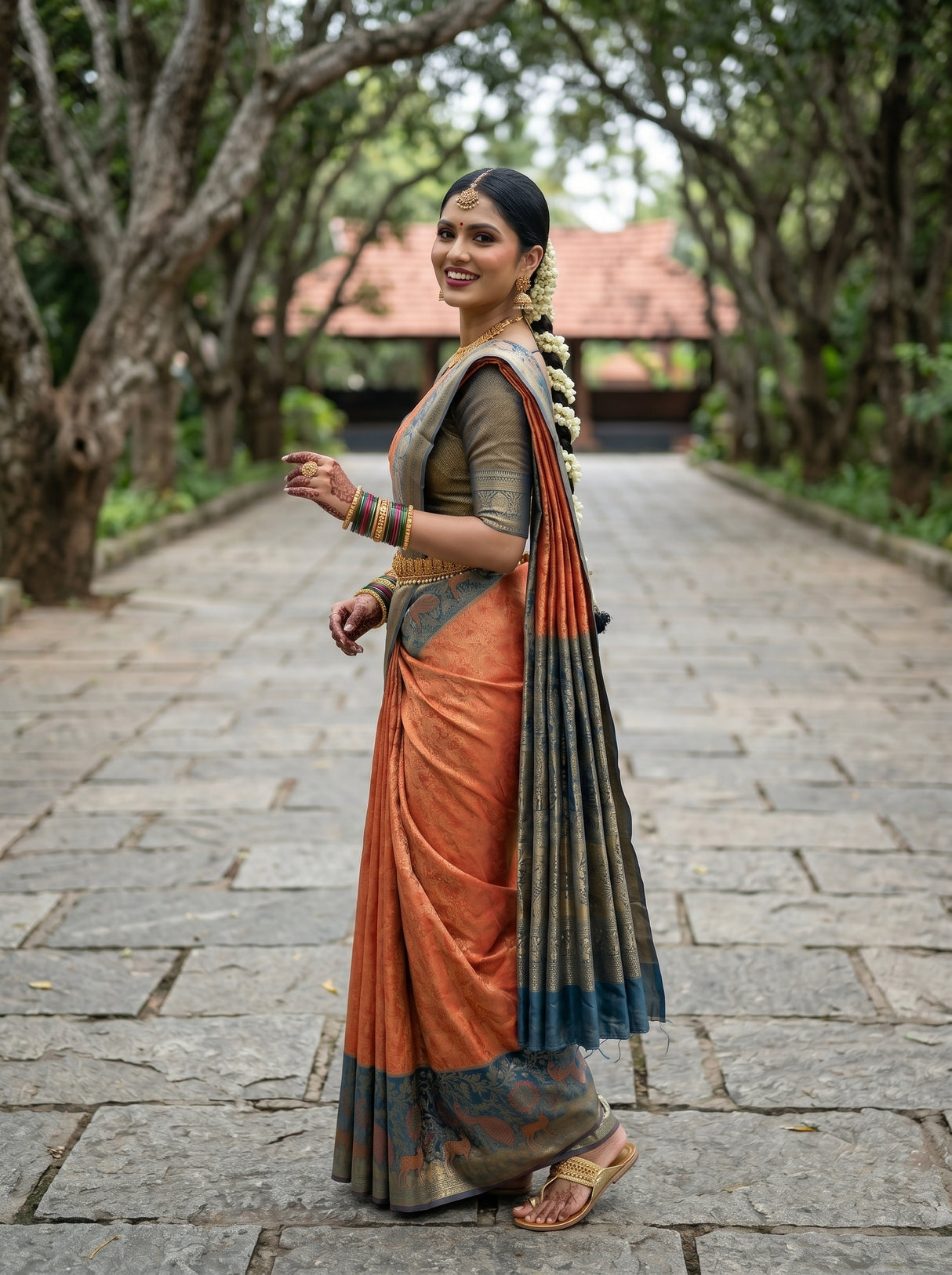 MIMOSA Saree Saree — pose 9 styling detail