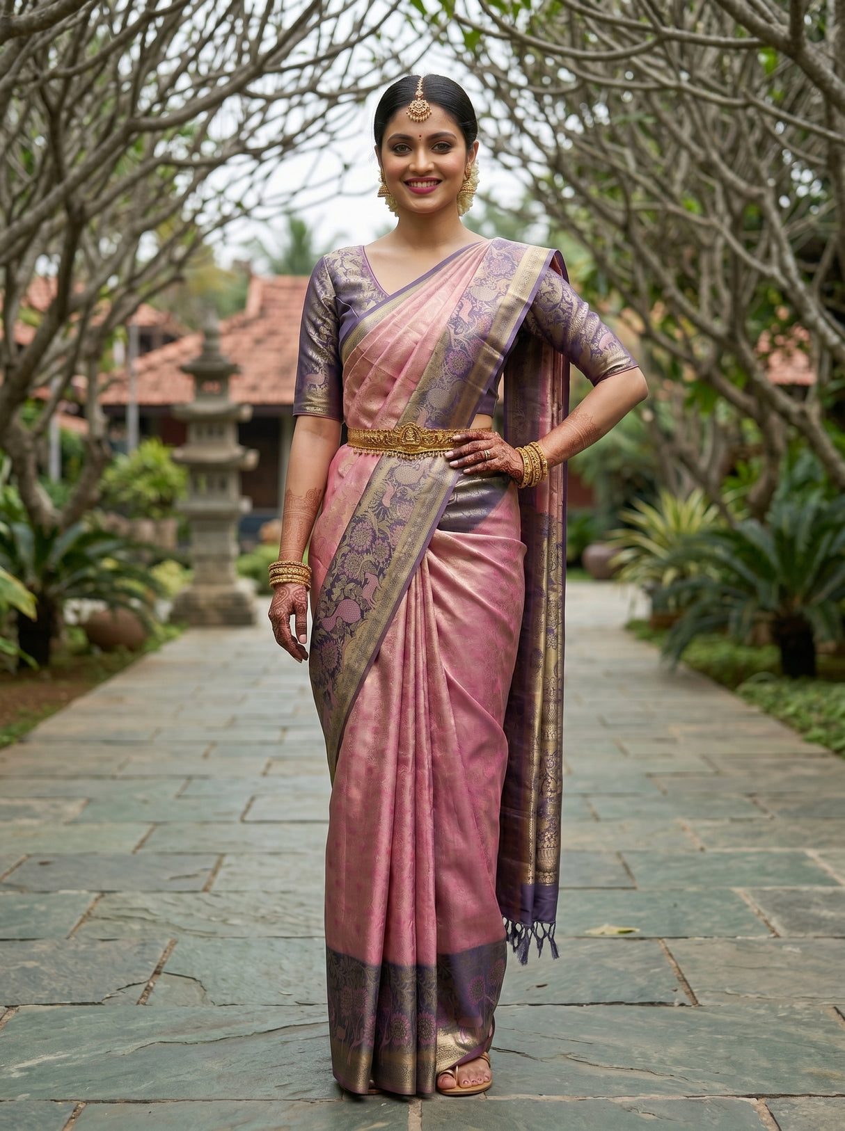 MIMOSA Saree Saree — pose 4 styling detail