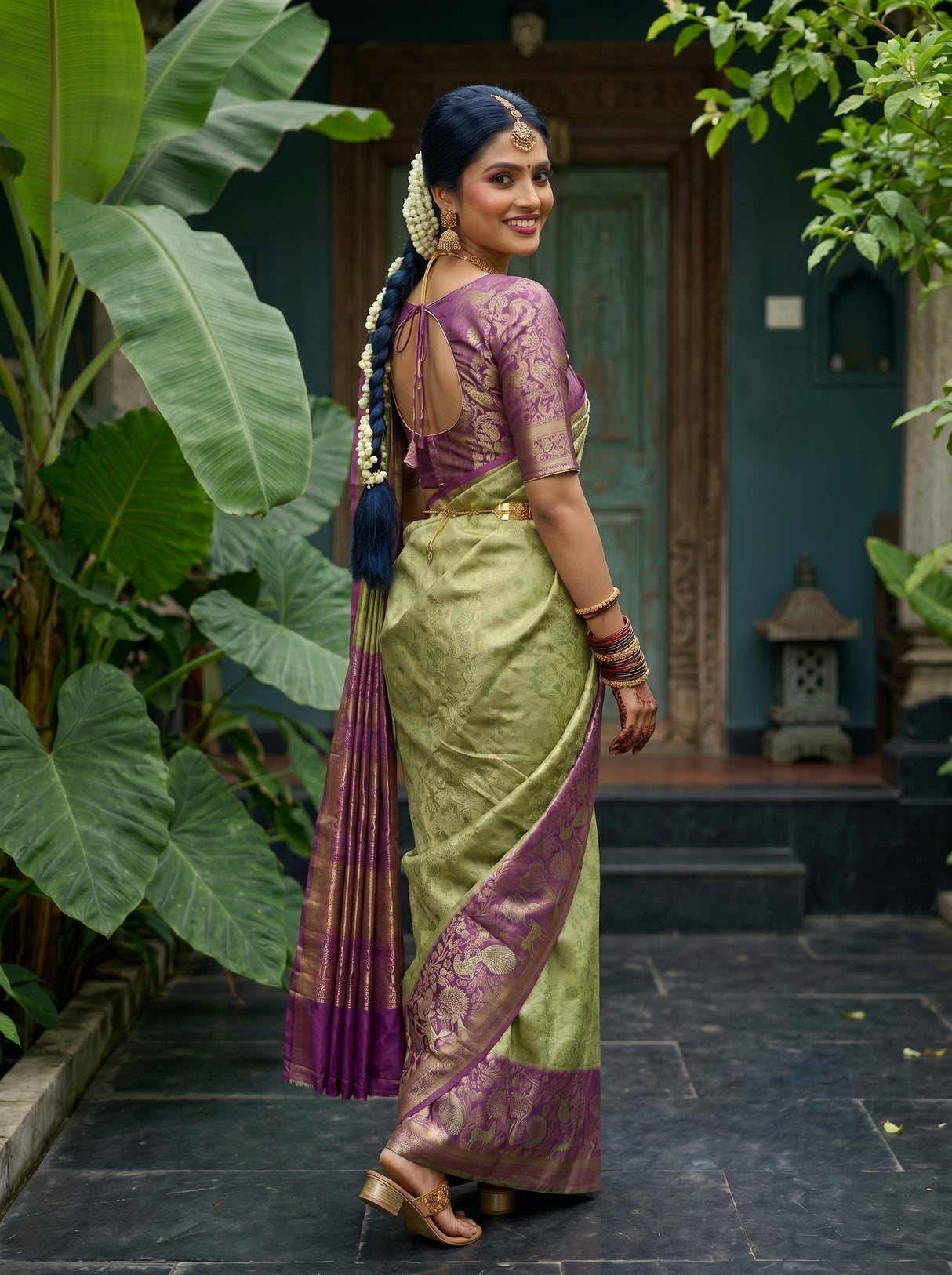 MIMOSA Saree Saree — pose 7 styling detail