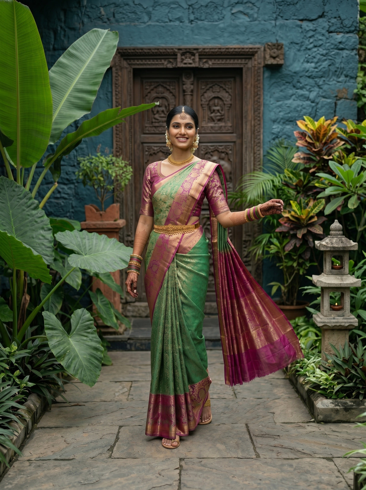 MIMOSA Saree Saree — pose 9 styling detail