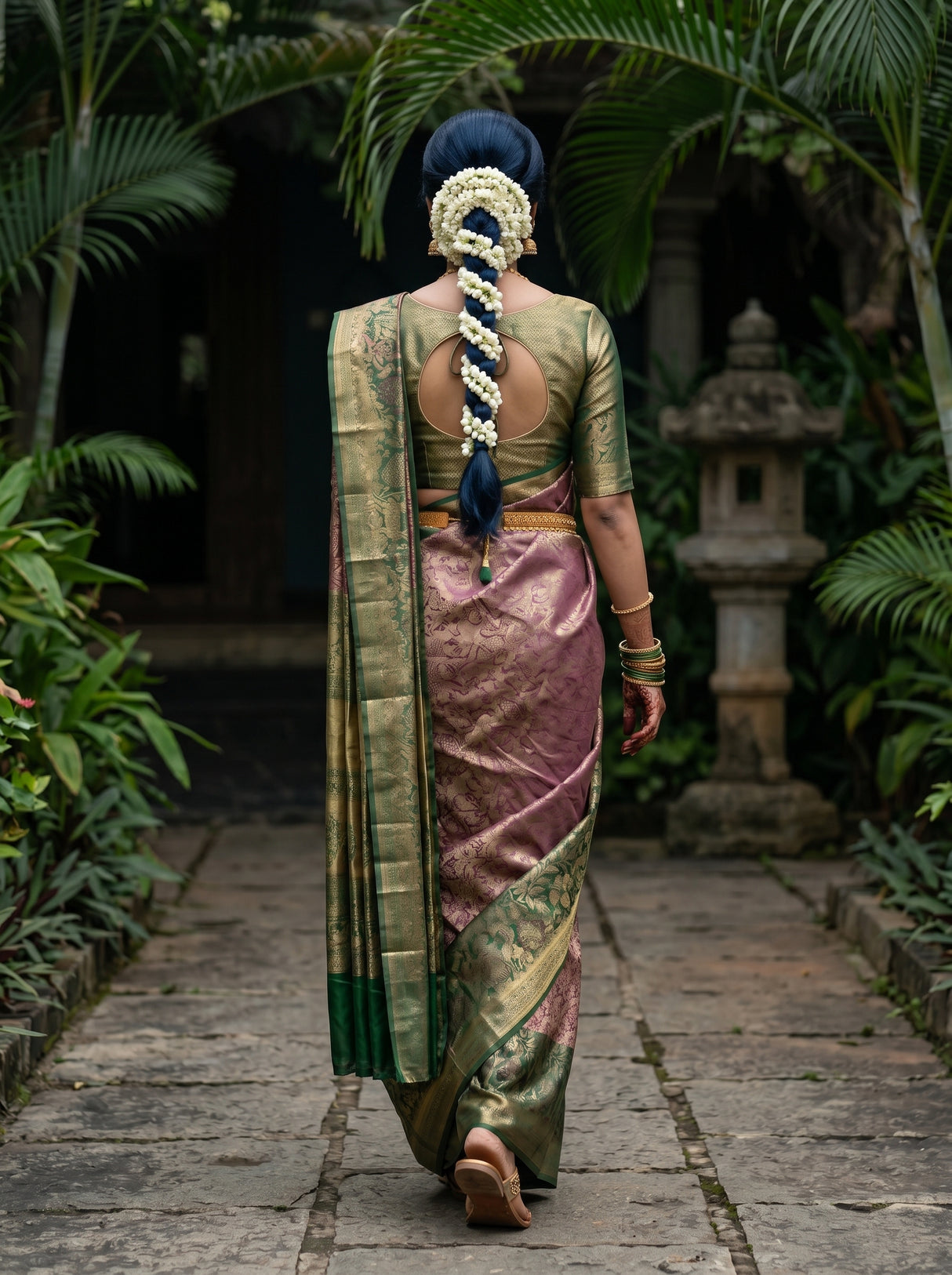 MIMOSA Saree Saree — pose 2 styling detail