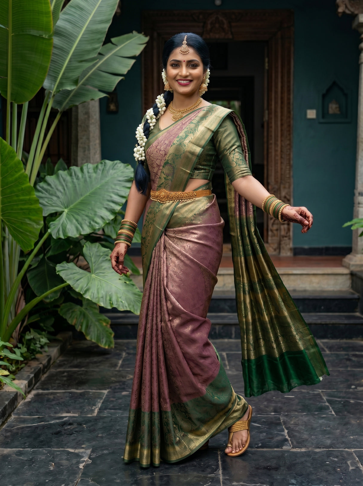 MIMOSA Saree Saree — pose 9 styling detail