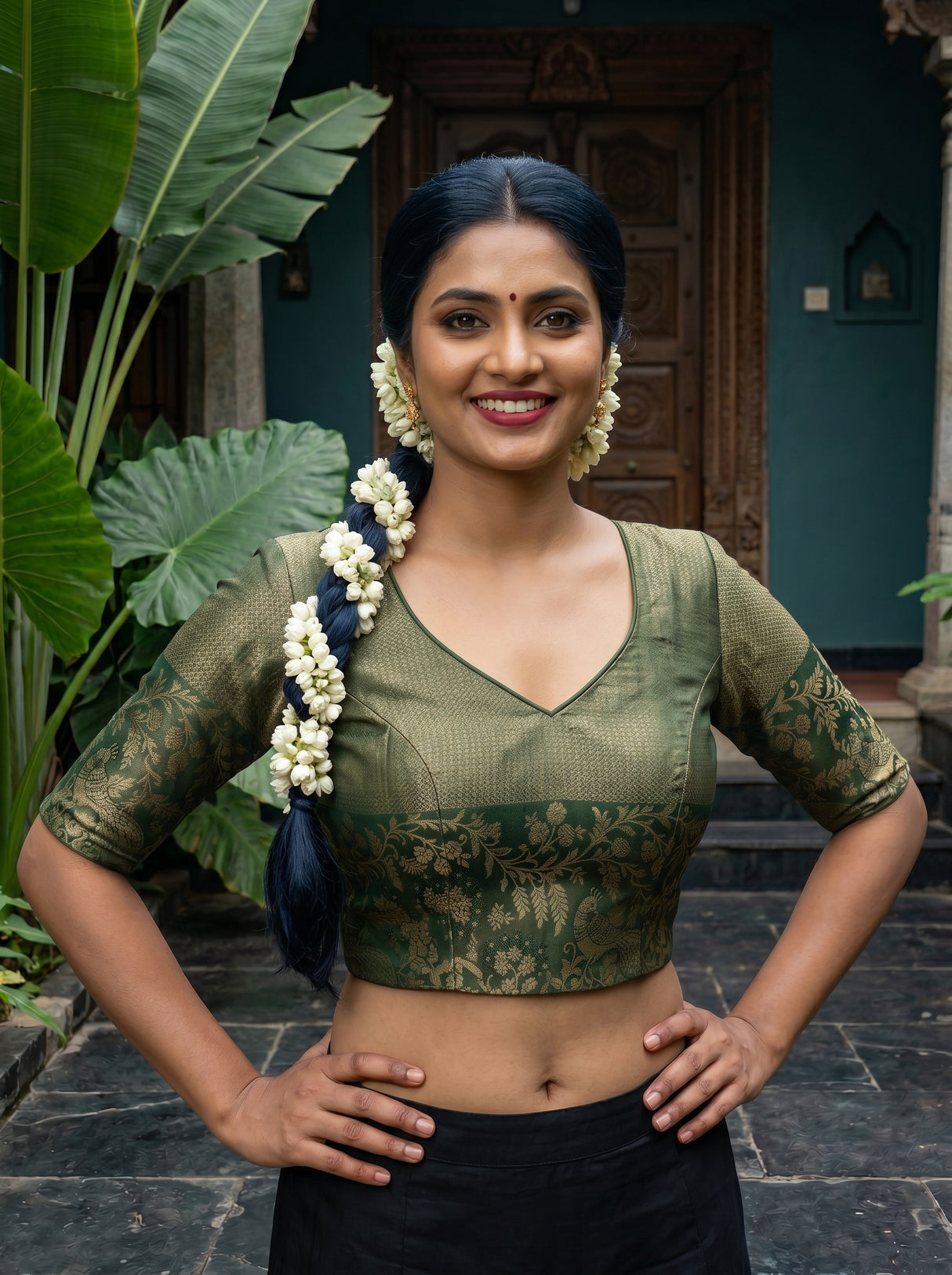 MIMOSA Saree Saree — blouse close-up