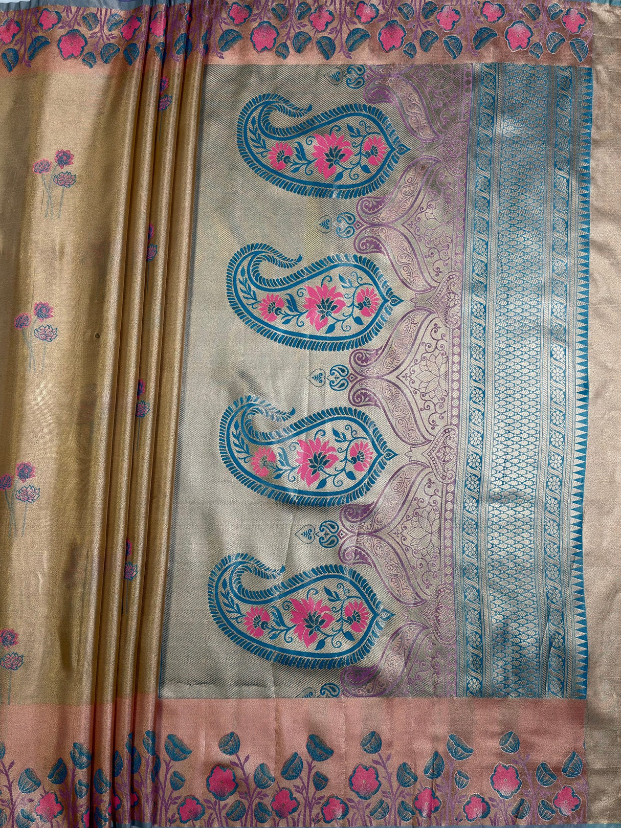 MIMOSA Ananda Saree Saree — pallu and zari work detail