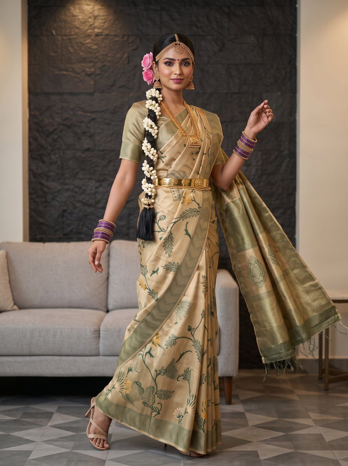 MIMOSA Saree Saree — pose 9 styling detail