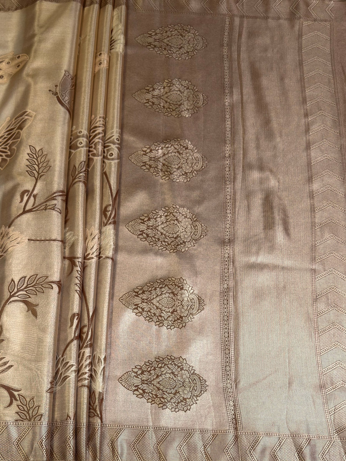 MIMOSA Saree Saree — pallu and zari work detail