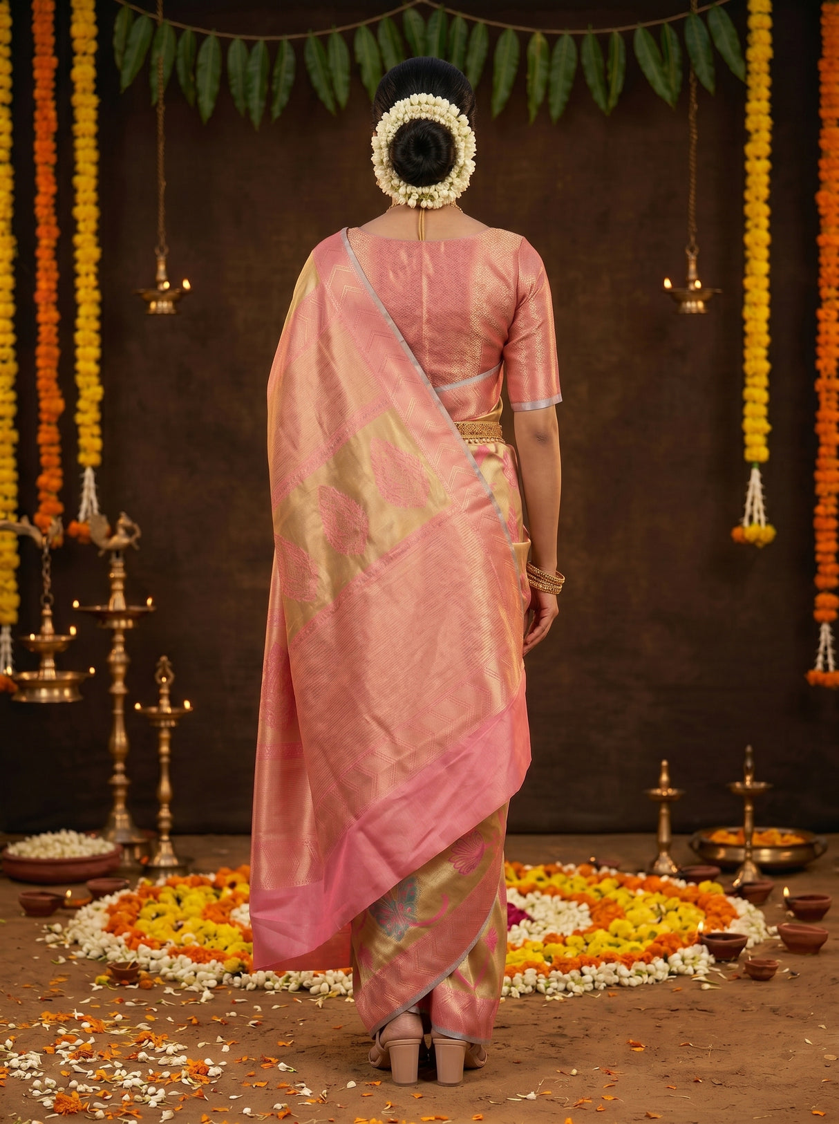 MIMOSA Saree Saree — pose 2 styling detail