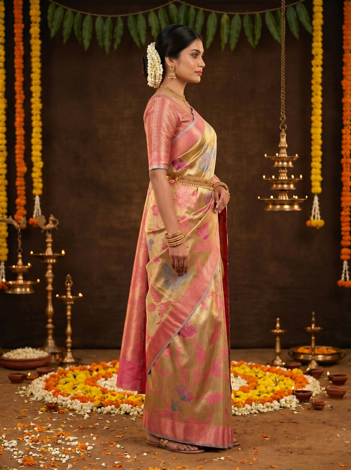 MIMOSA Saree Saree — pose 3 styling detail
