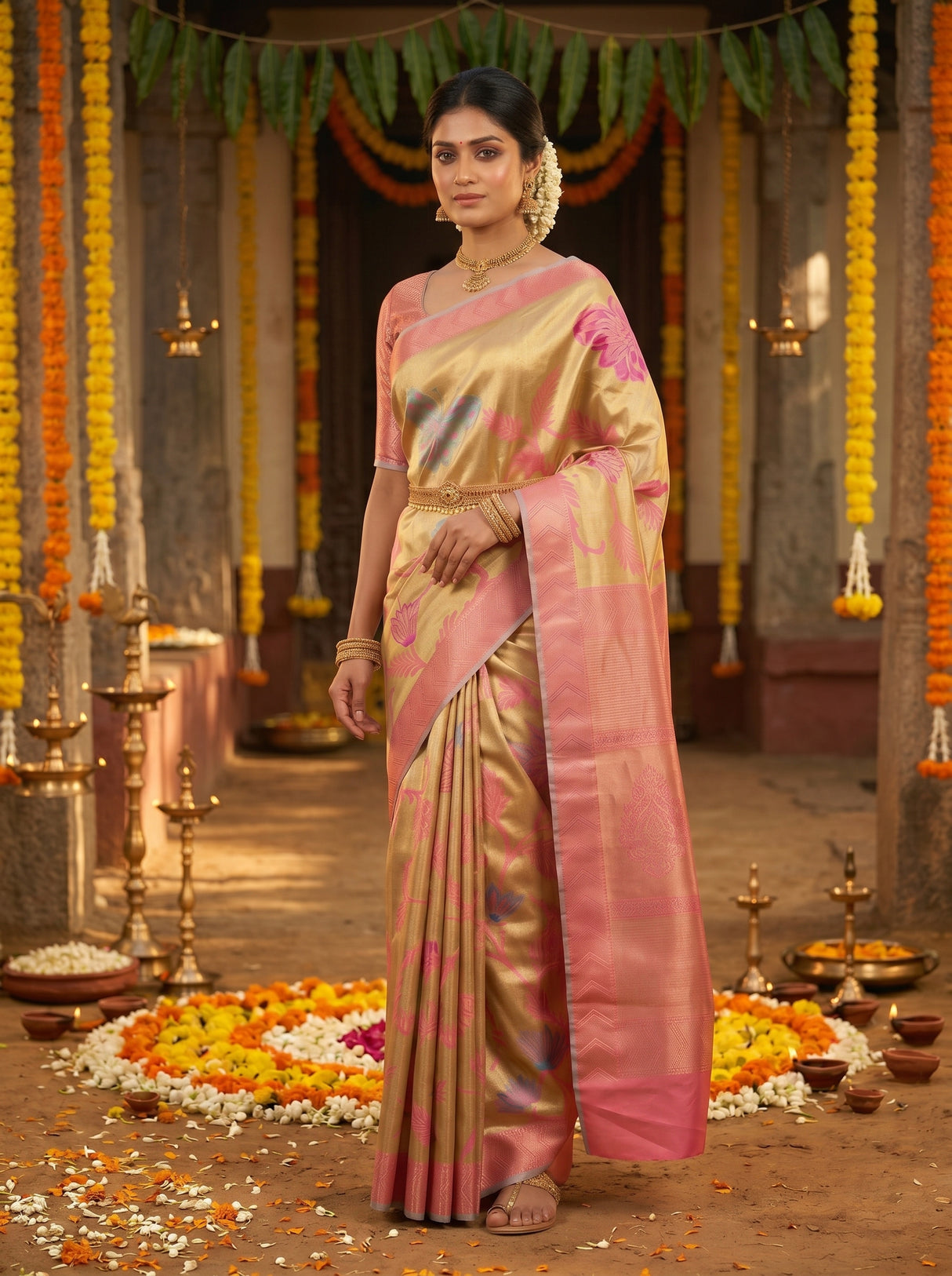 MIMOSA Saree Saree — pose 5 styling detail