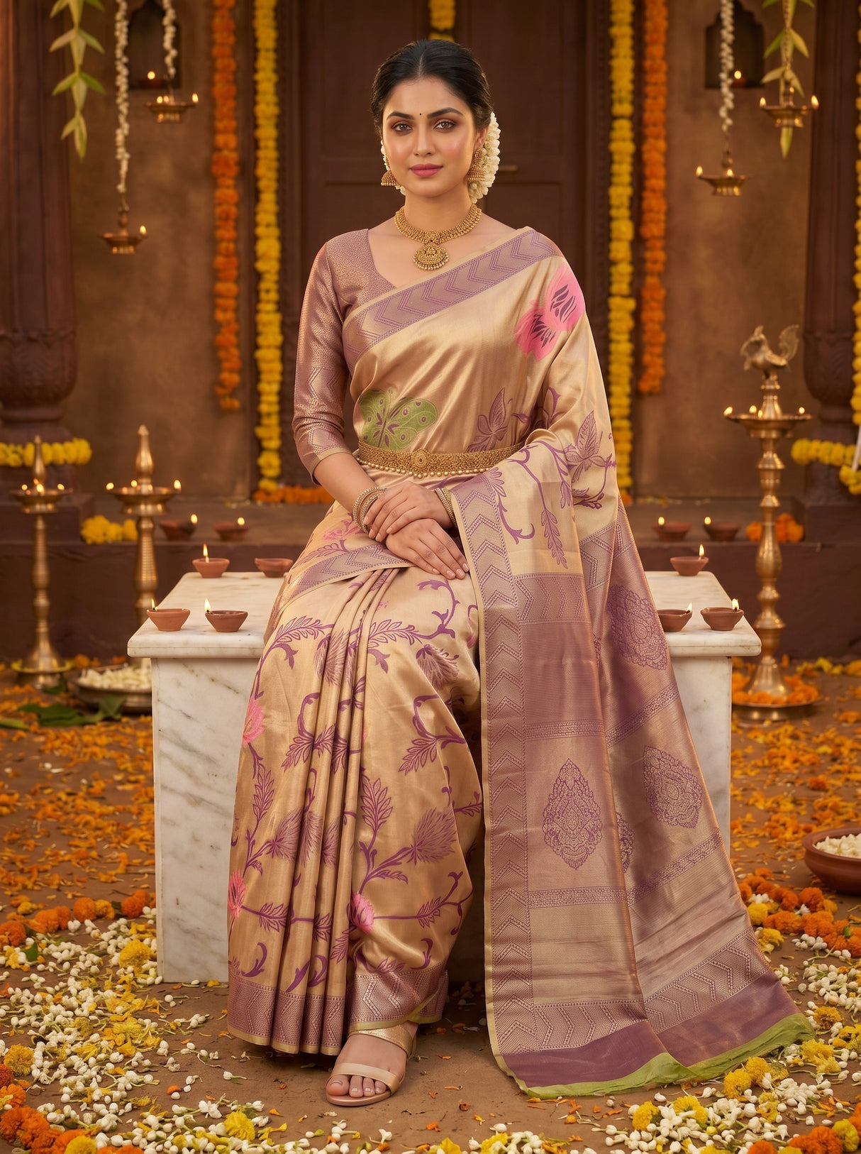 MIMOSA Saree Saree — pose 8 styling detail