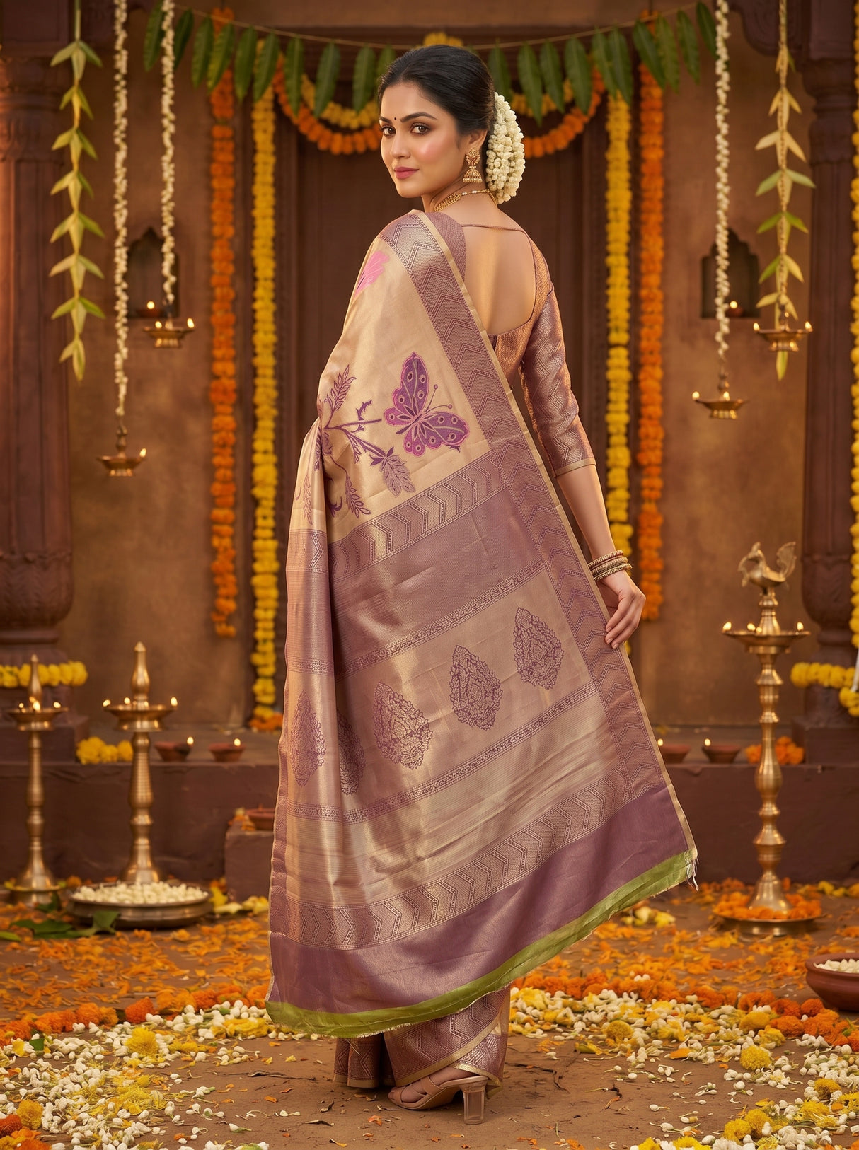 MIMOSA Saree Saree — pose 9 styling detail