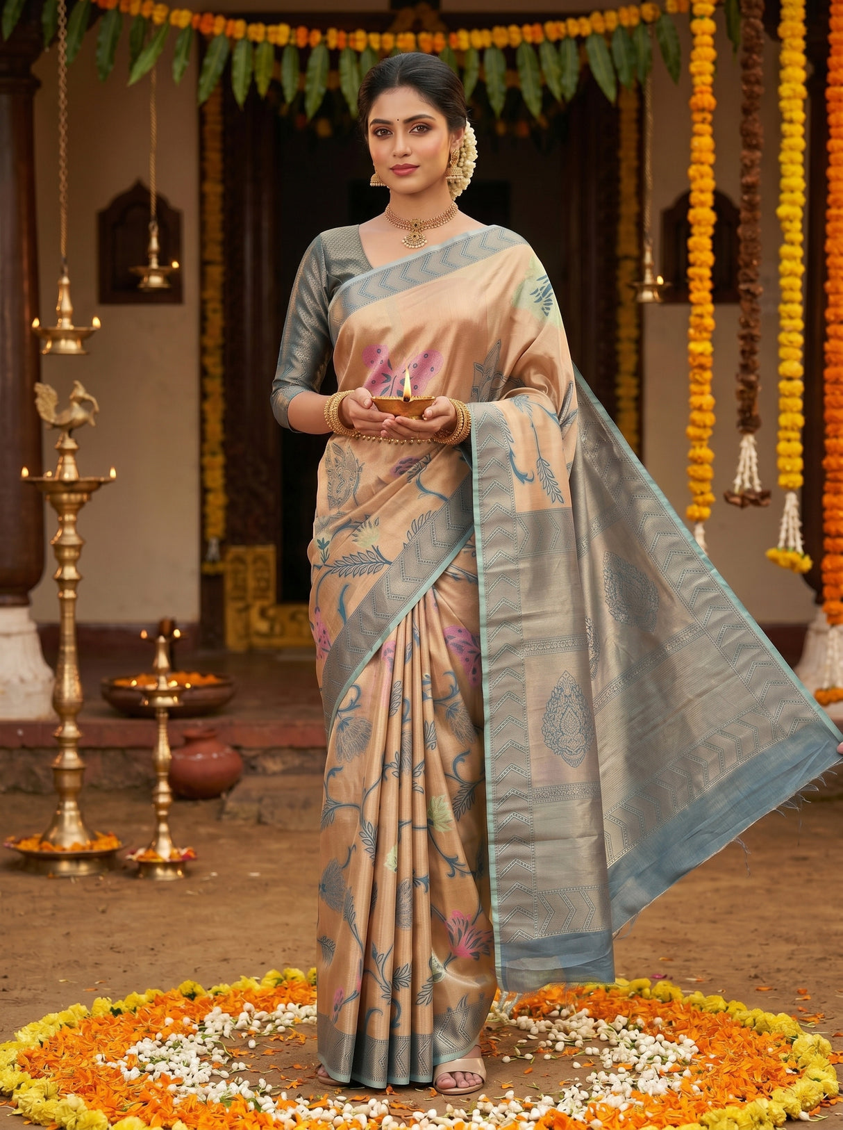 MIMOSA Saree Saree — pose 4 styling detail