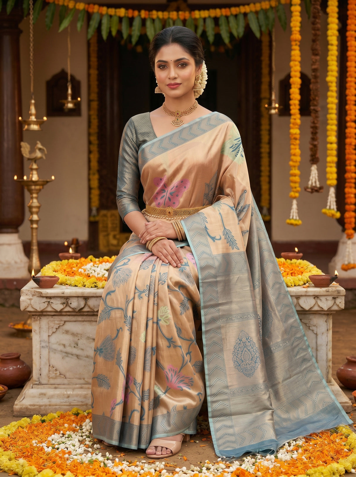 MIMOSA Saree Saree — pose 8 styling detail