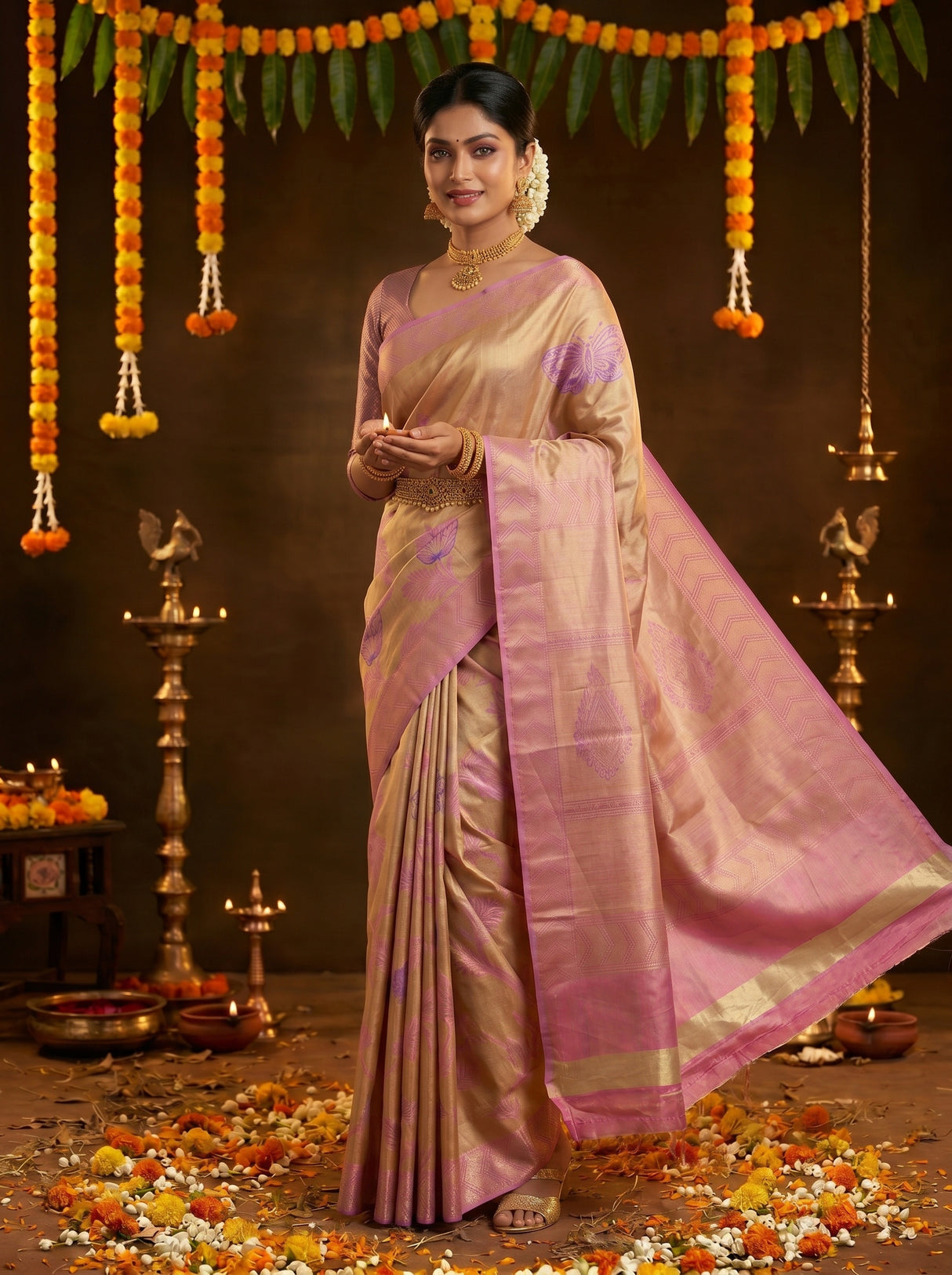 MIMOSA Saree Saree — pose 4 styling detail