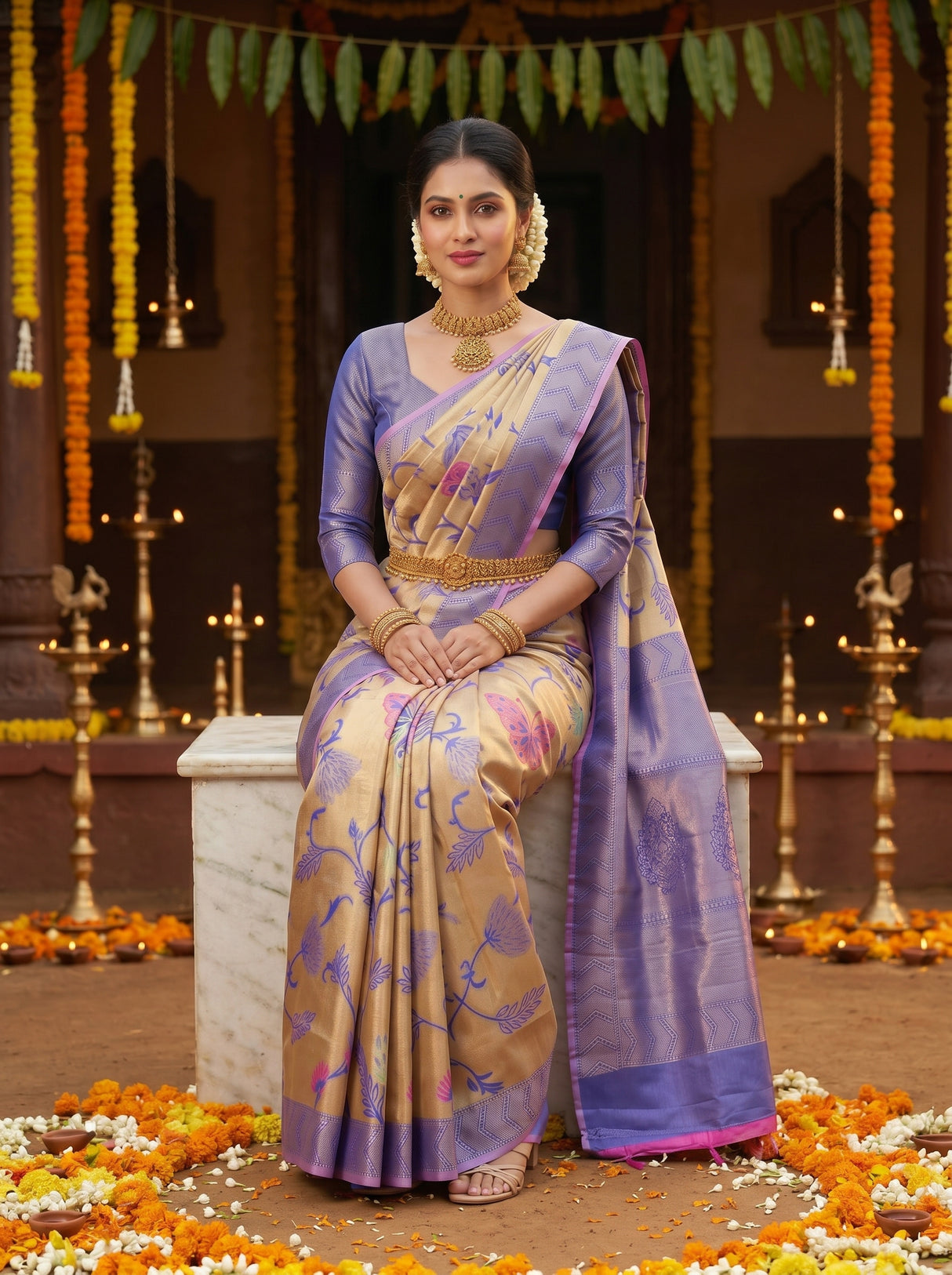 MIMOSA Saree Saree — pose 8 styling detail