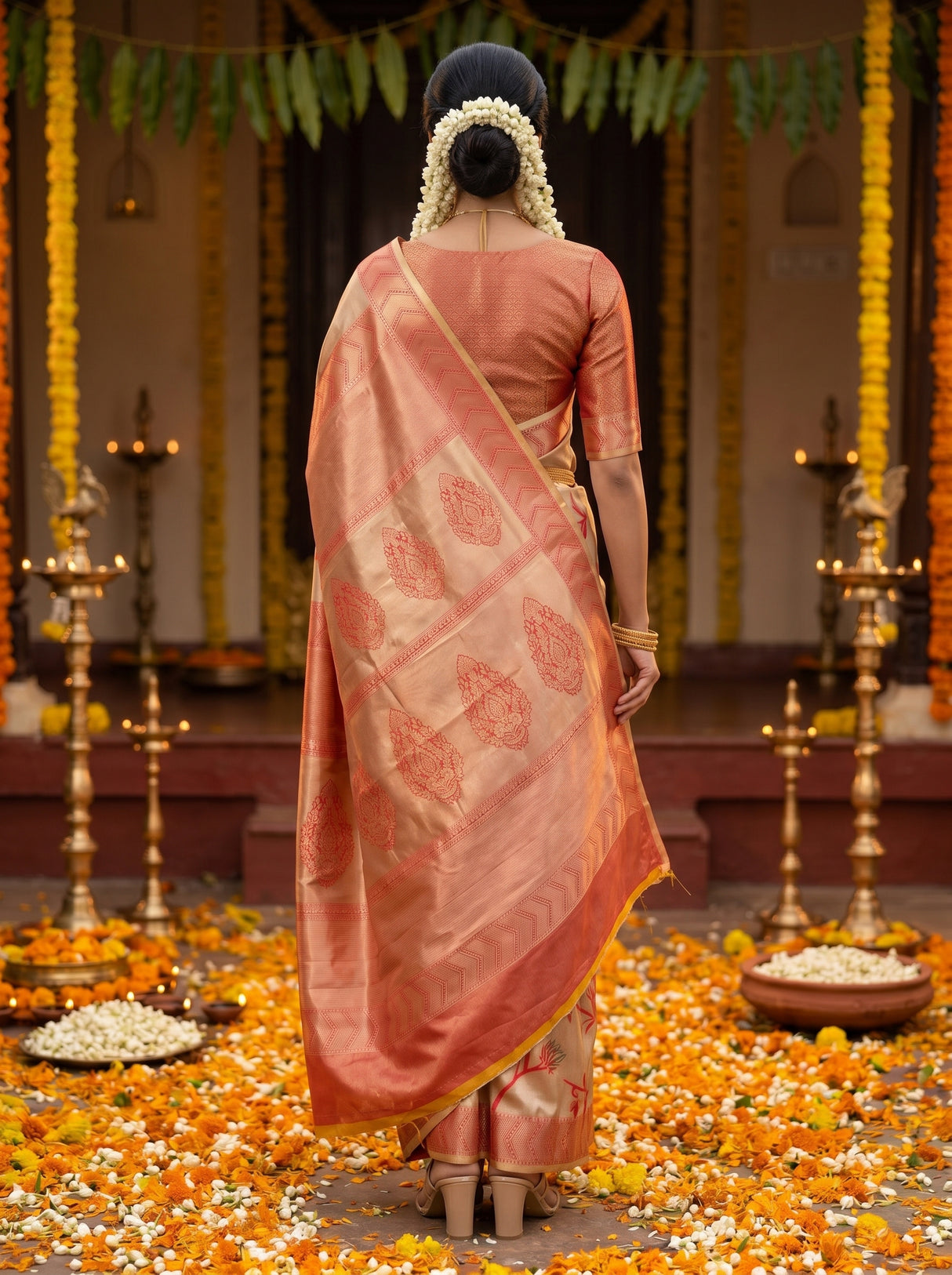 MIMOSA Saree Saree — pose 2 styling detail