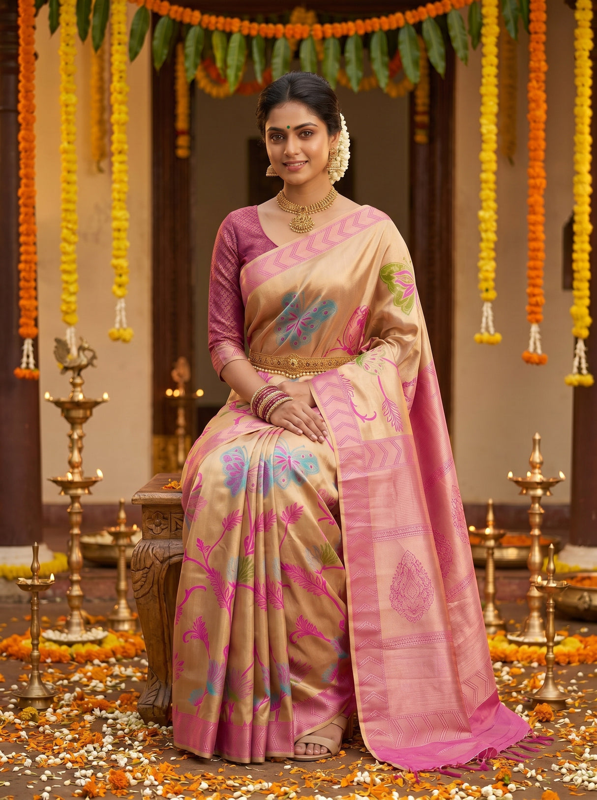 MIMOSA Saree Saree — pose 8 styling detail