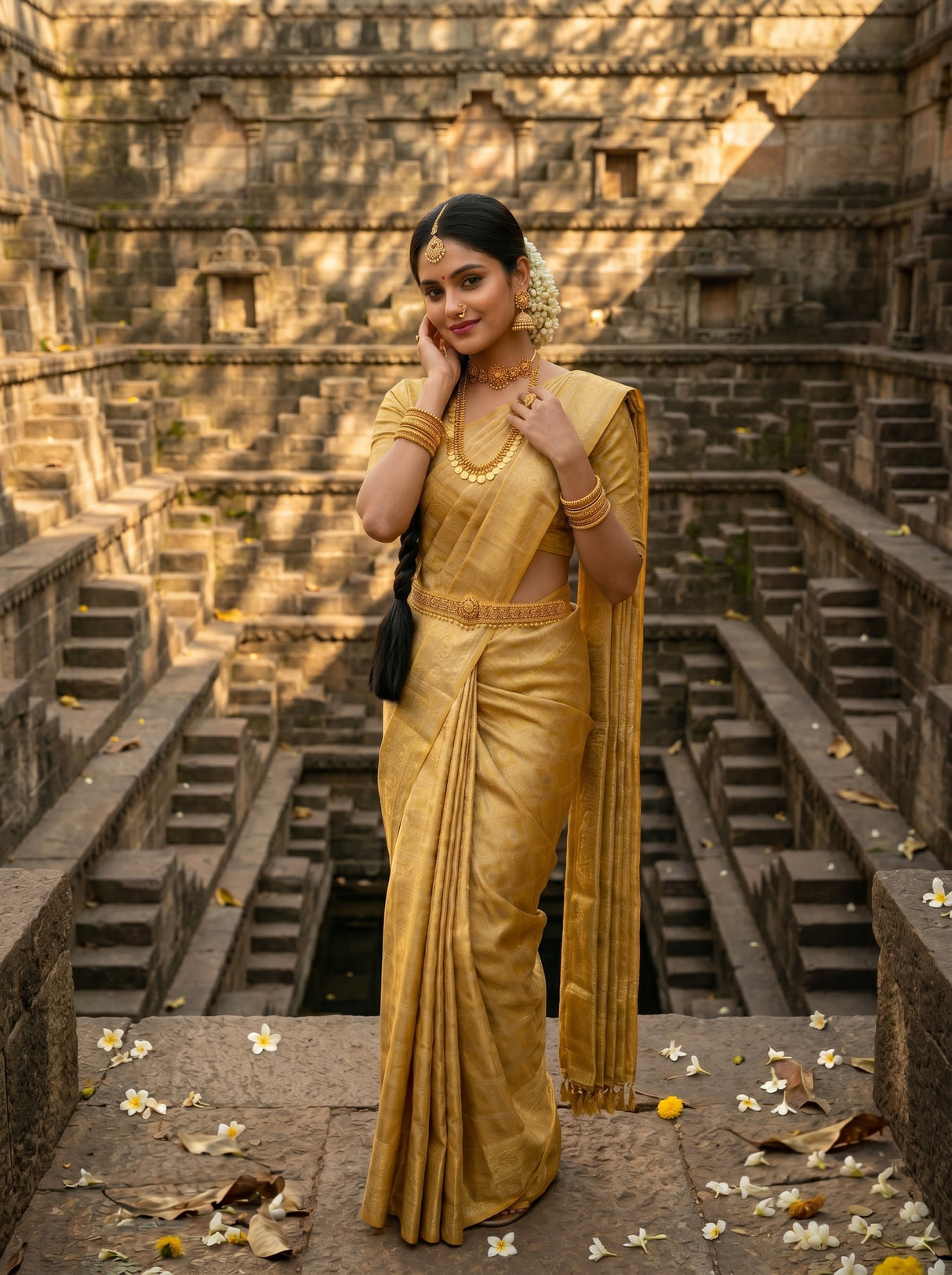 MIMOSA Saree Saree — pose 10 styling detail
