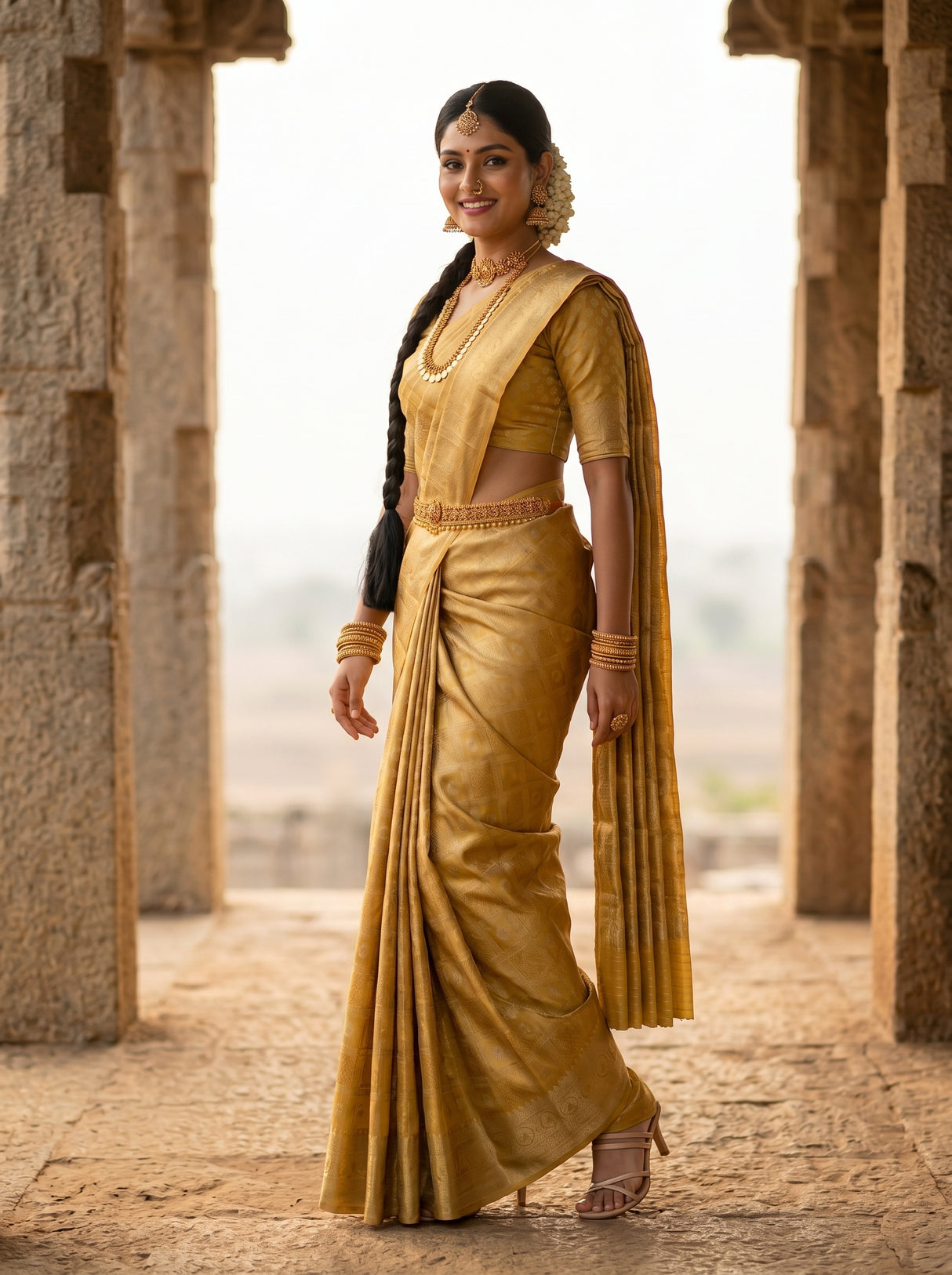 MIMOSA Saree Saree — pose 5 styling detail