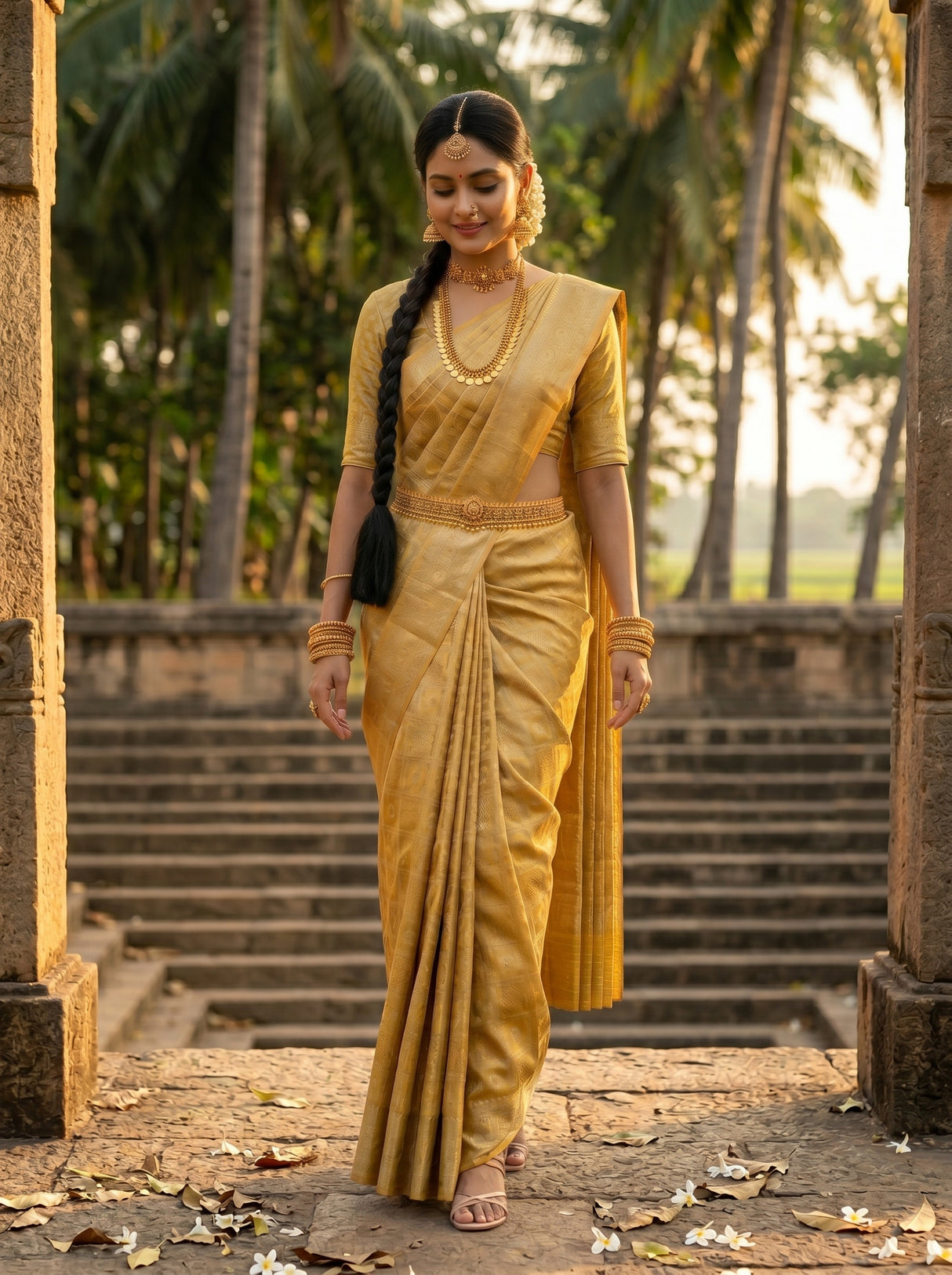MIMOSA Saree Saree — pose 6 styling detail