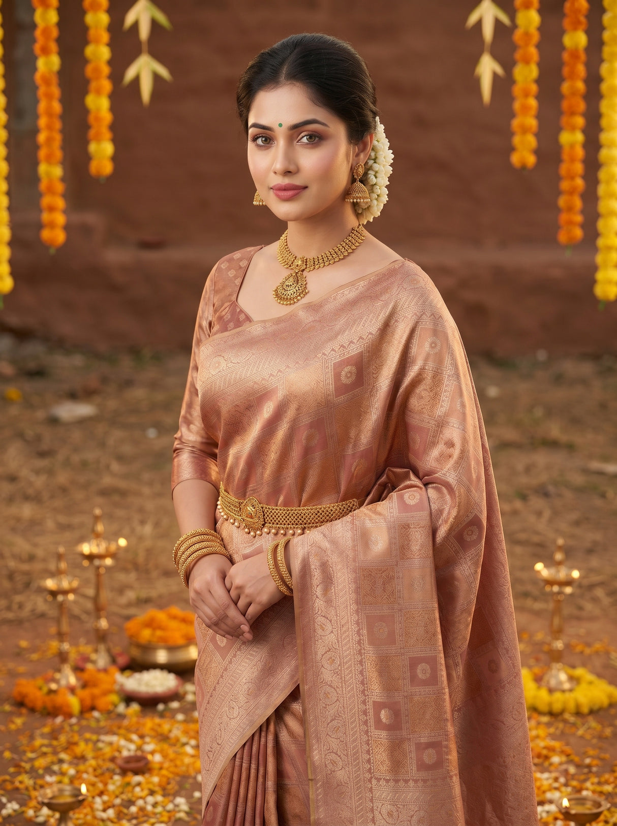 MIMOSA Saree Saree — pose 10 styling detail