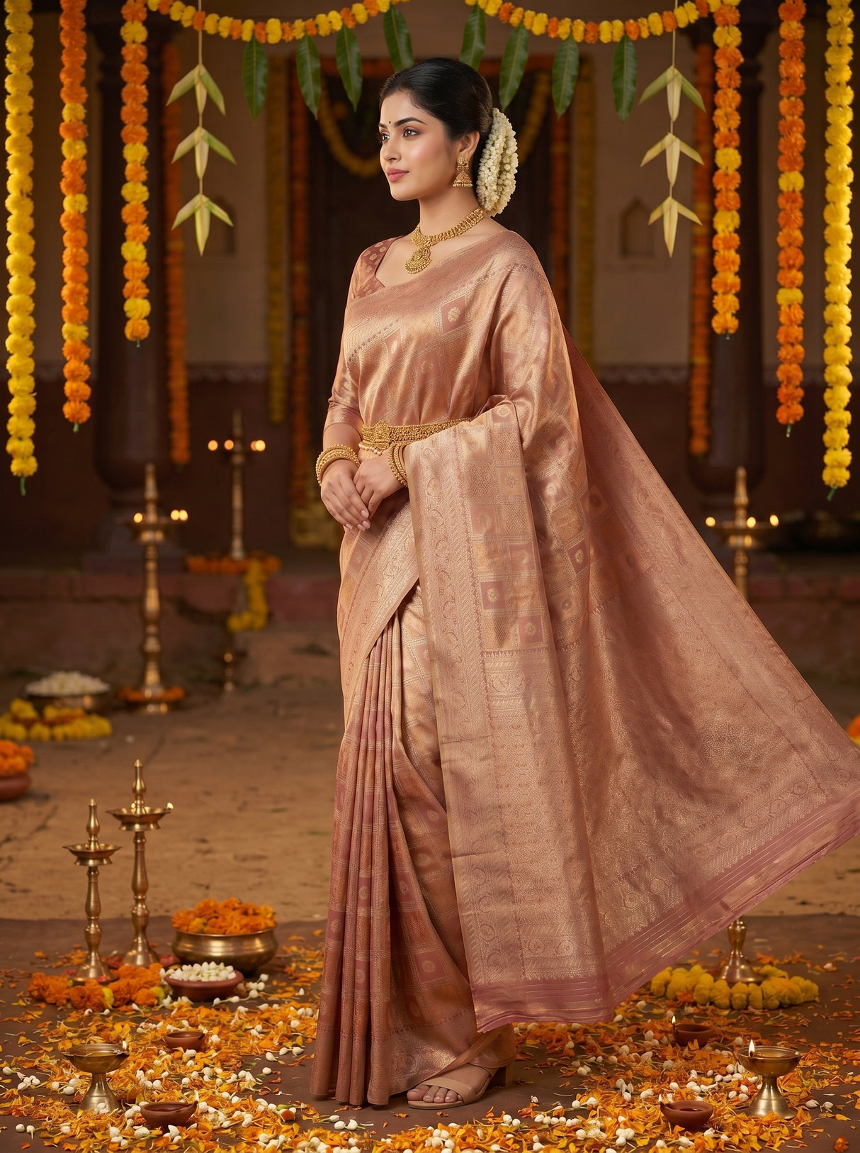 MIMOSA Saree Saree — pose 3 styling detail
