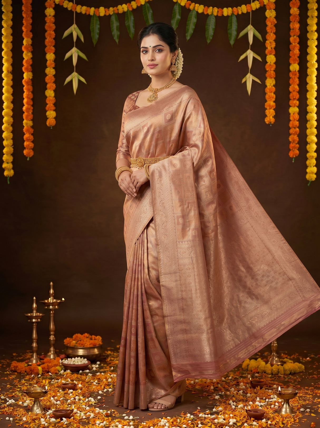 MIMOSA Saree Saree — pose 5 styling detail