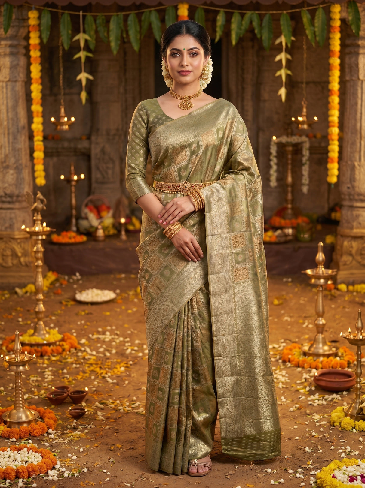 MIMOSA Saree Saree — pose 5 styling detail