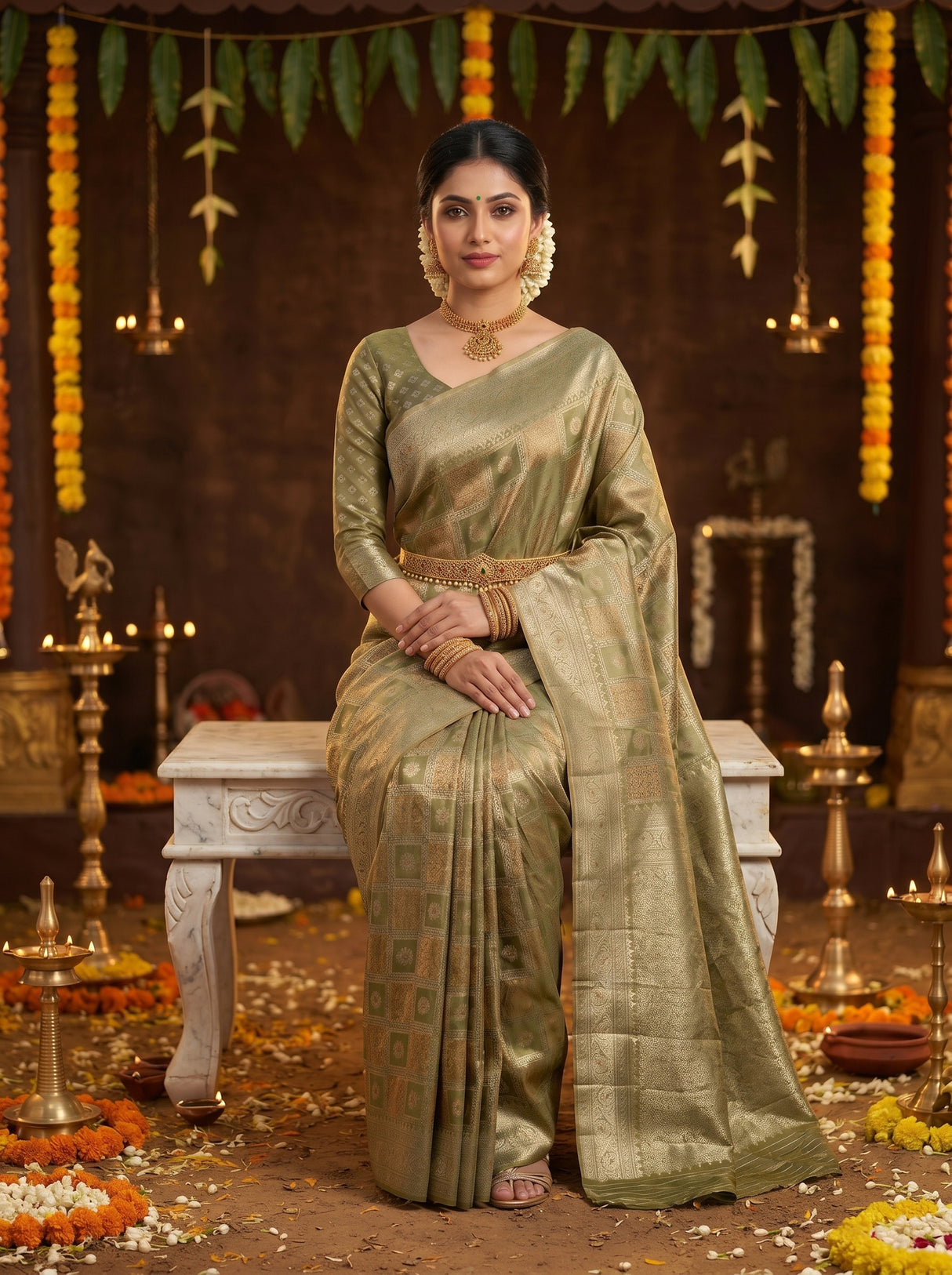 MIMOSA Saree Saree — pose 8 styling detail