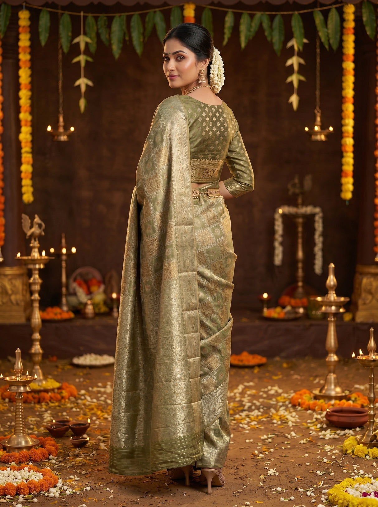 MIMOSA Saree Saree — pose 9 styling detail