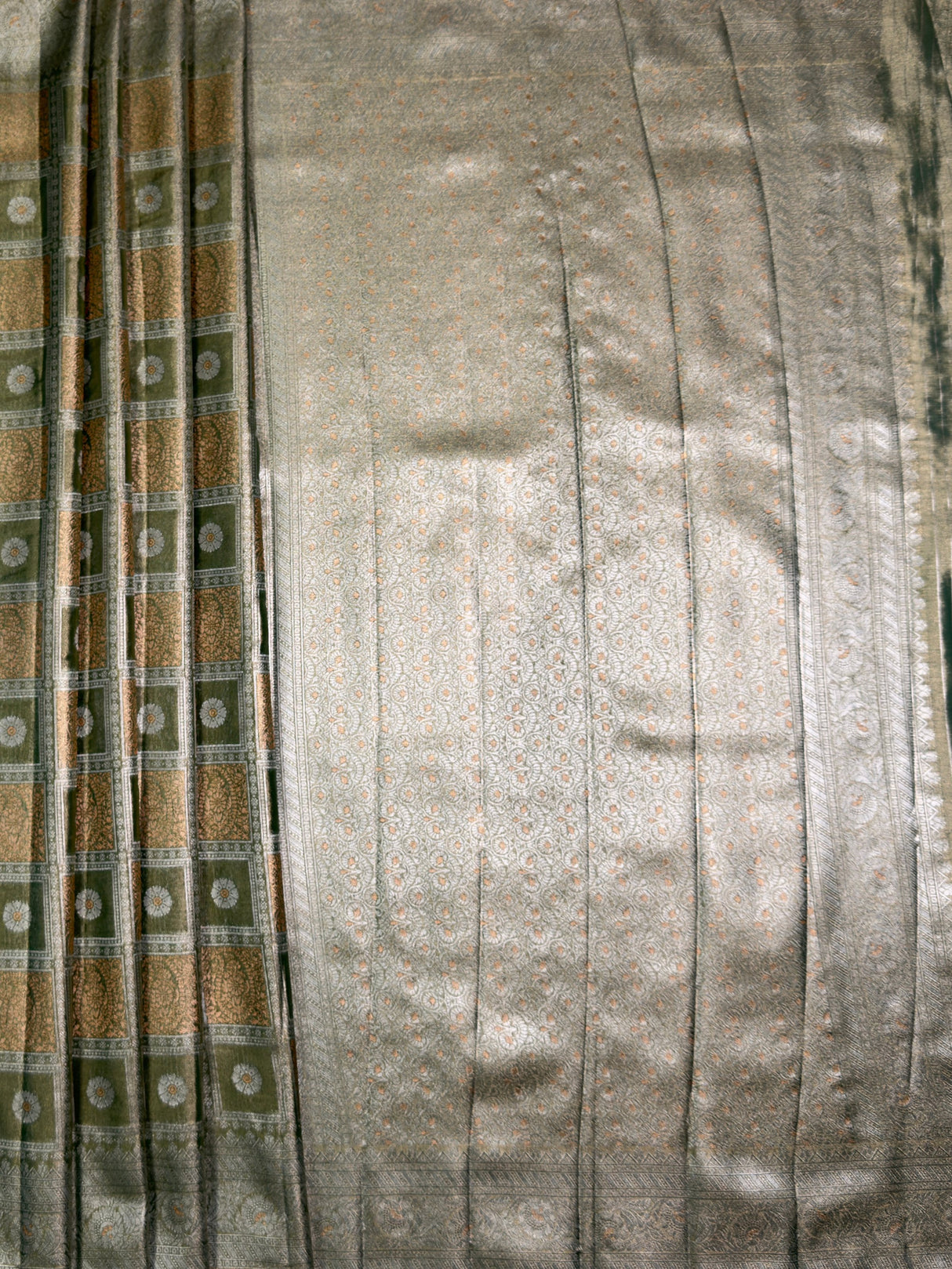 MIMOSA Saree Saree — pallu and zari work detail
