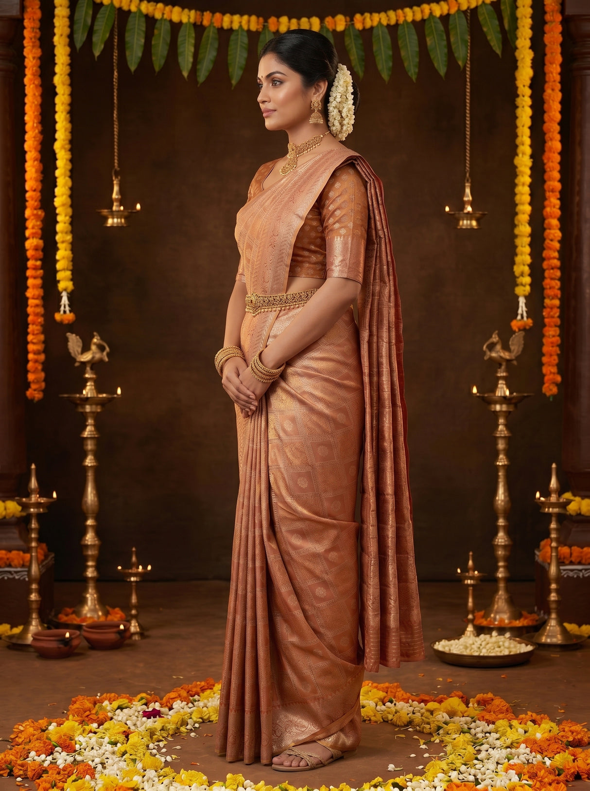 MIMOSA Saree Saree — pose 3 styling detail
