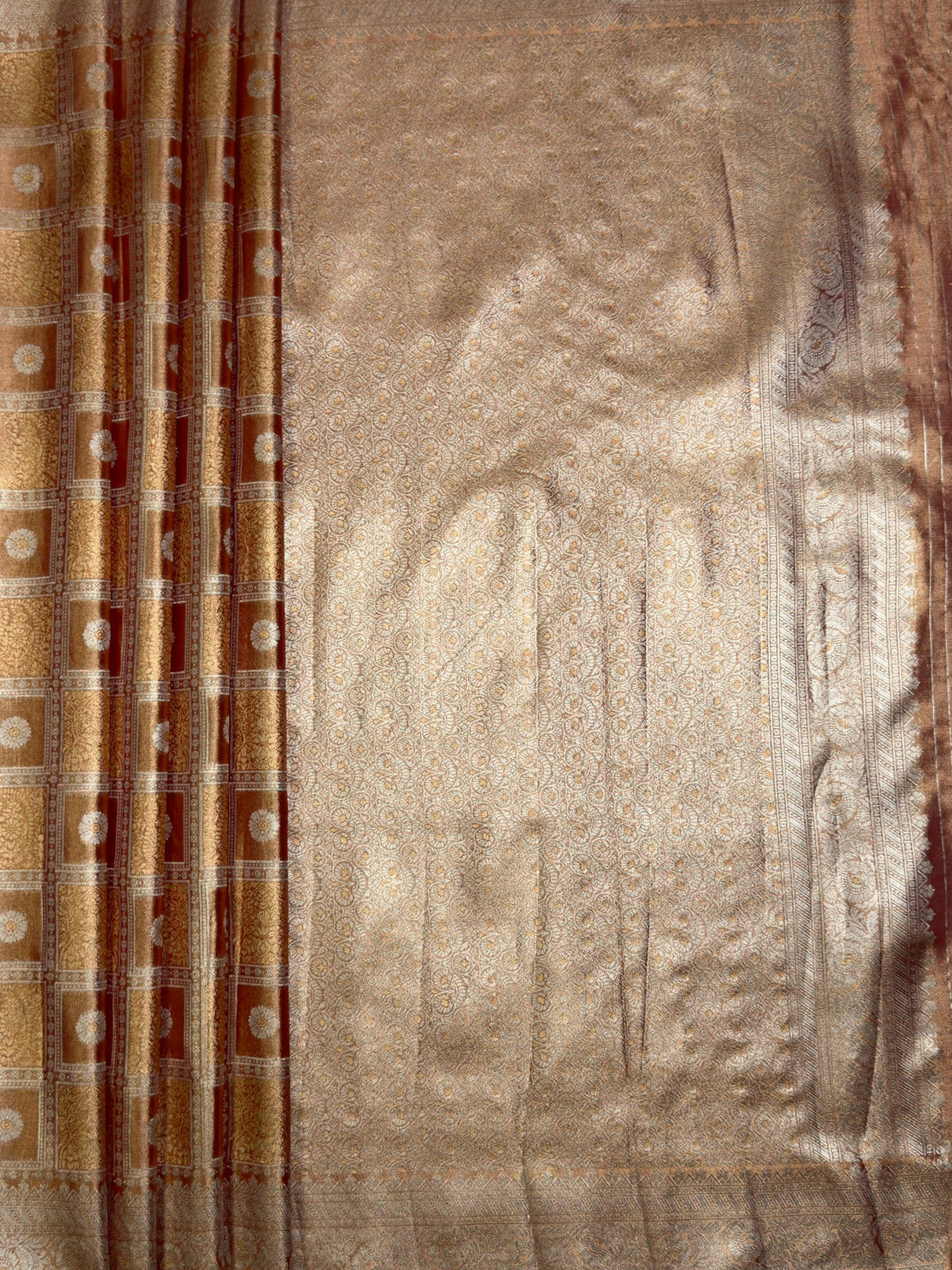 MIMOSA Saree Saree — pallu and zari work detail